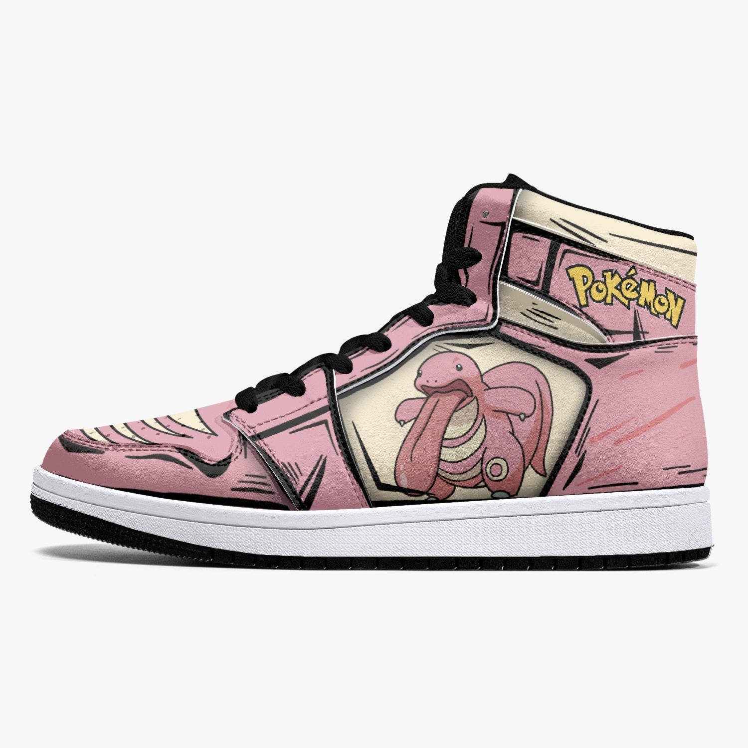 Lickitung Pokemon Mid 1 Basketball Shoes