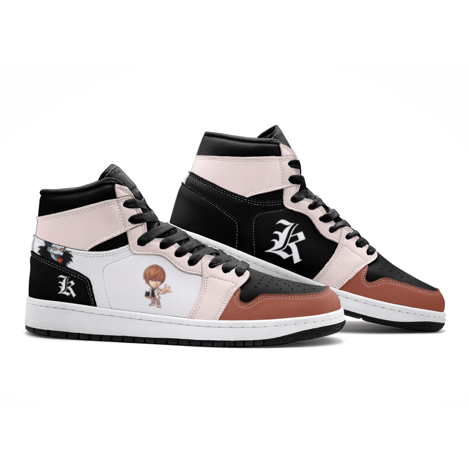 Light Yagami Desu Noto Mid 1 Basketball Shoes