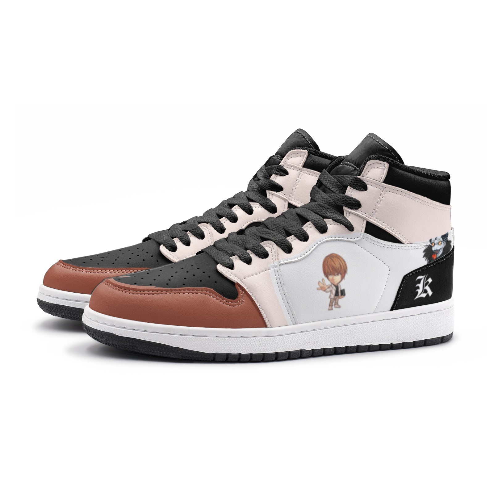 Light Yagami Desu Noto Mid 1 Basketball Shoes