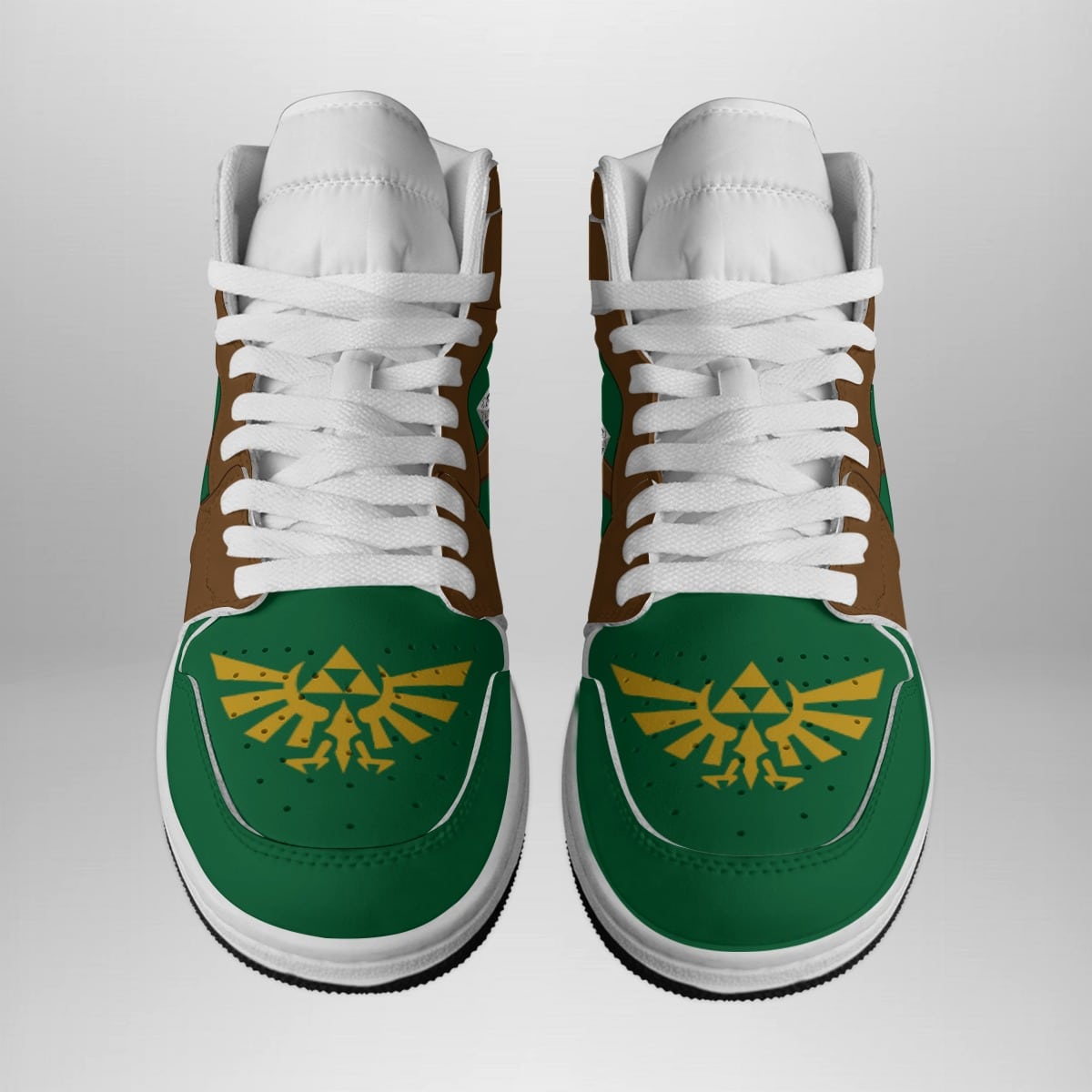 Link Original Style Zelda Inspired Mid Top 1 Basketball Shoes for Gaming Fans