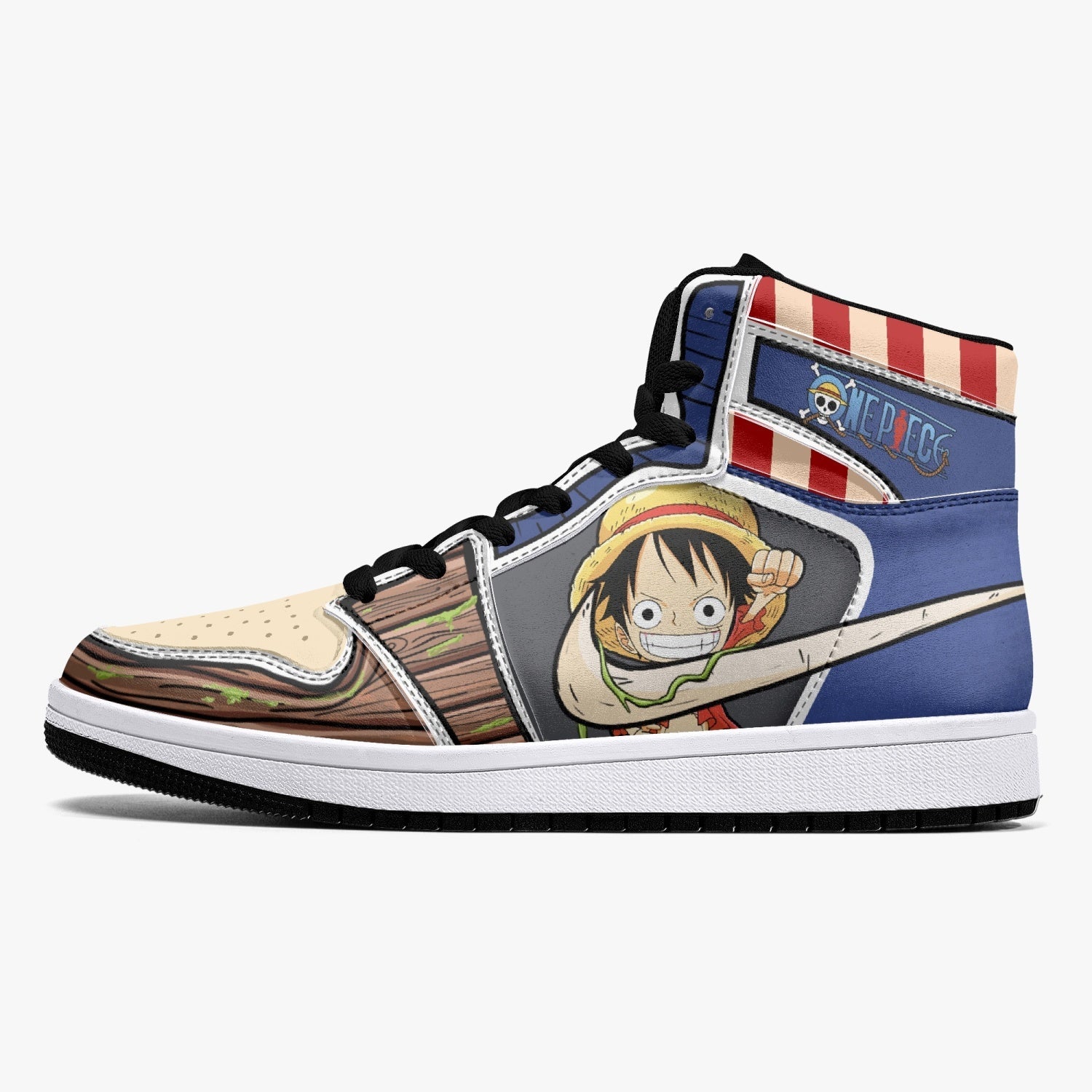 Luffy One Piece Mid 1 Basketball Shoes 245902