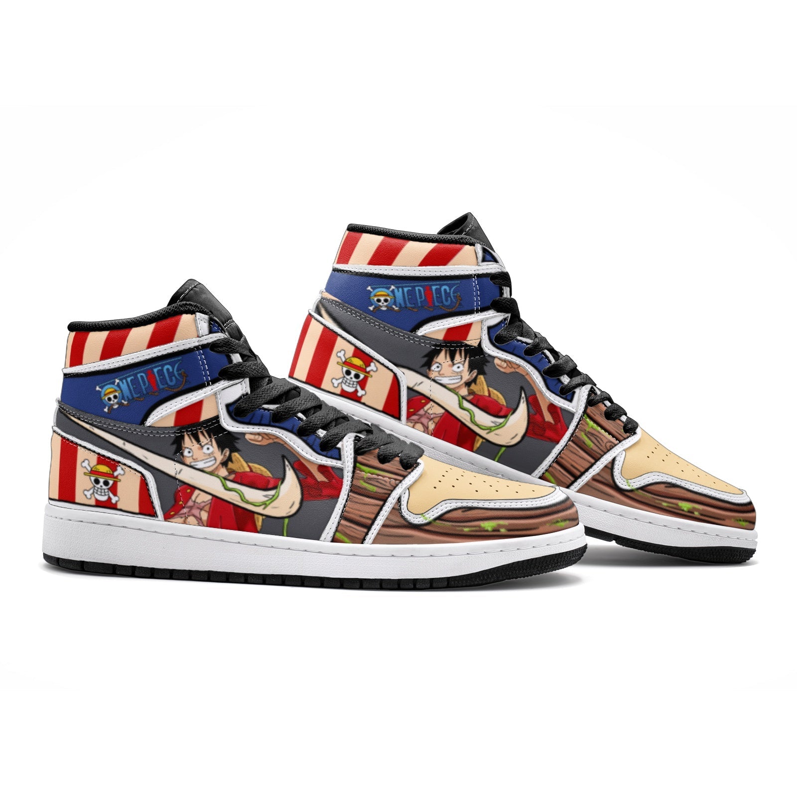 Luffy One Piece V2 Mid 1 Basketball Shoes