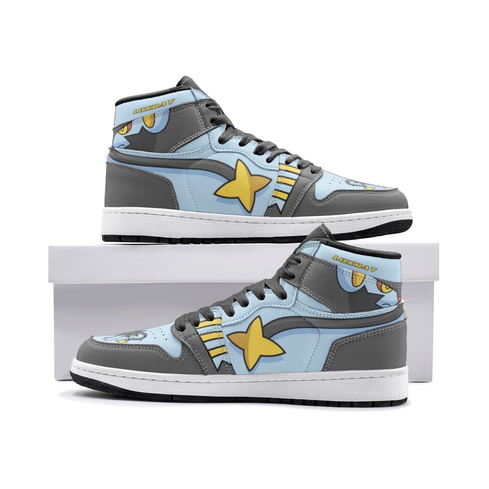 Luxray Pokemon V2 Mid 1 Basketball Shoes