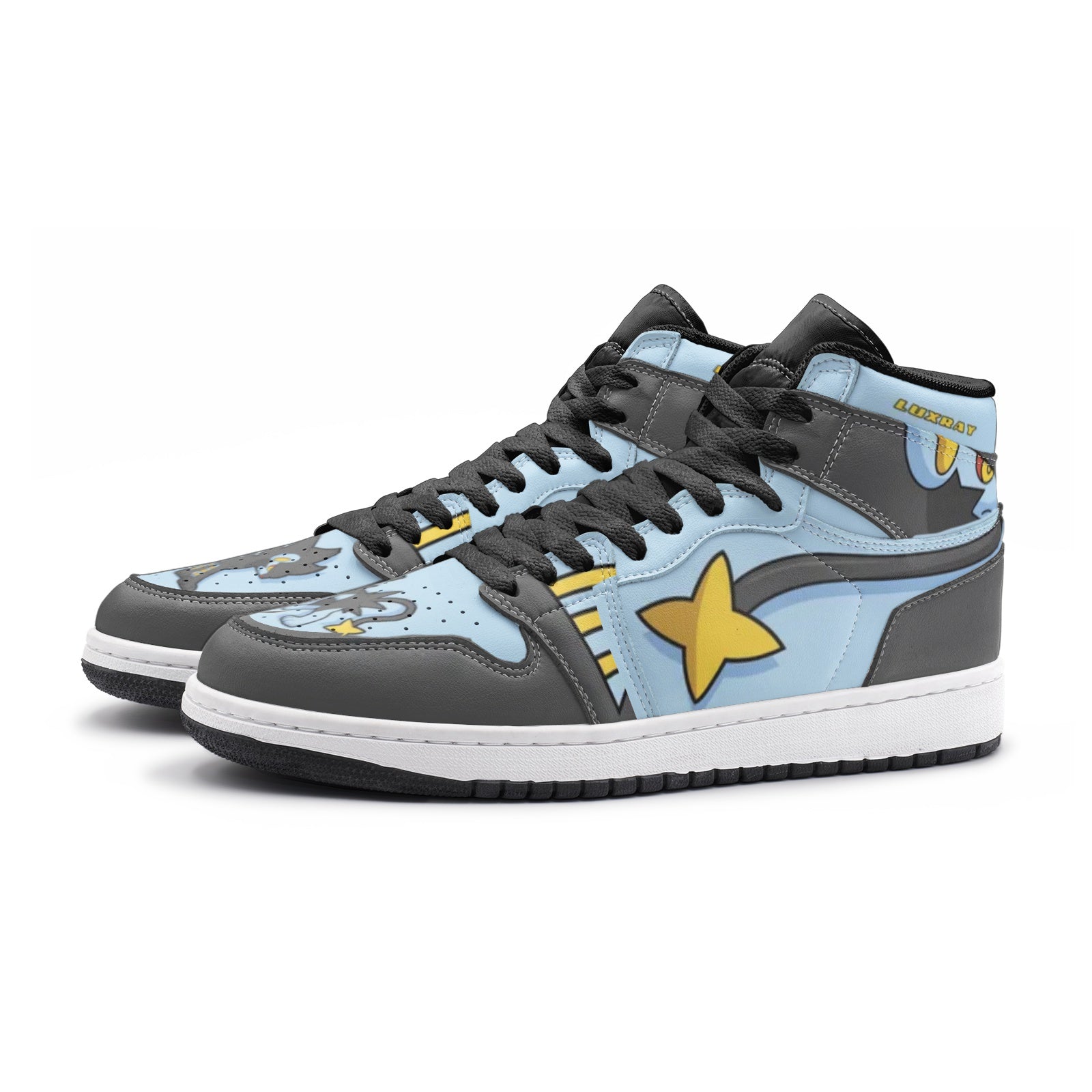 Luxray Pokemon V2 Mid 1 Basketball Shoes