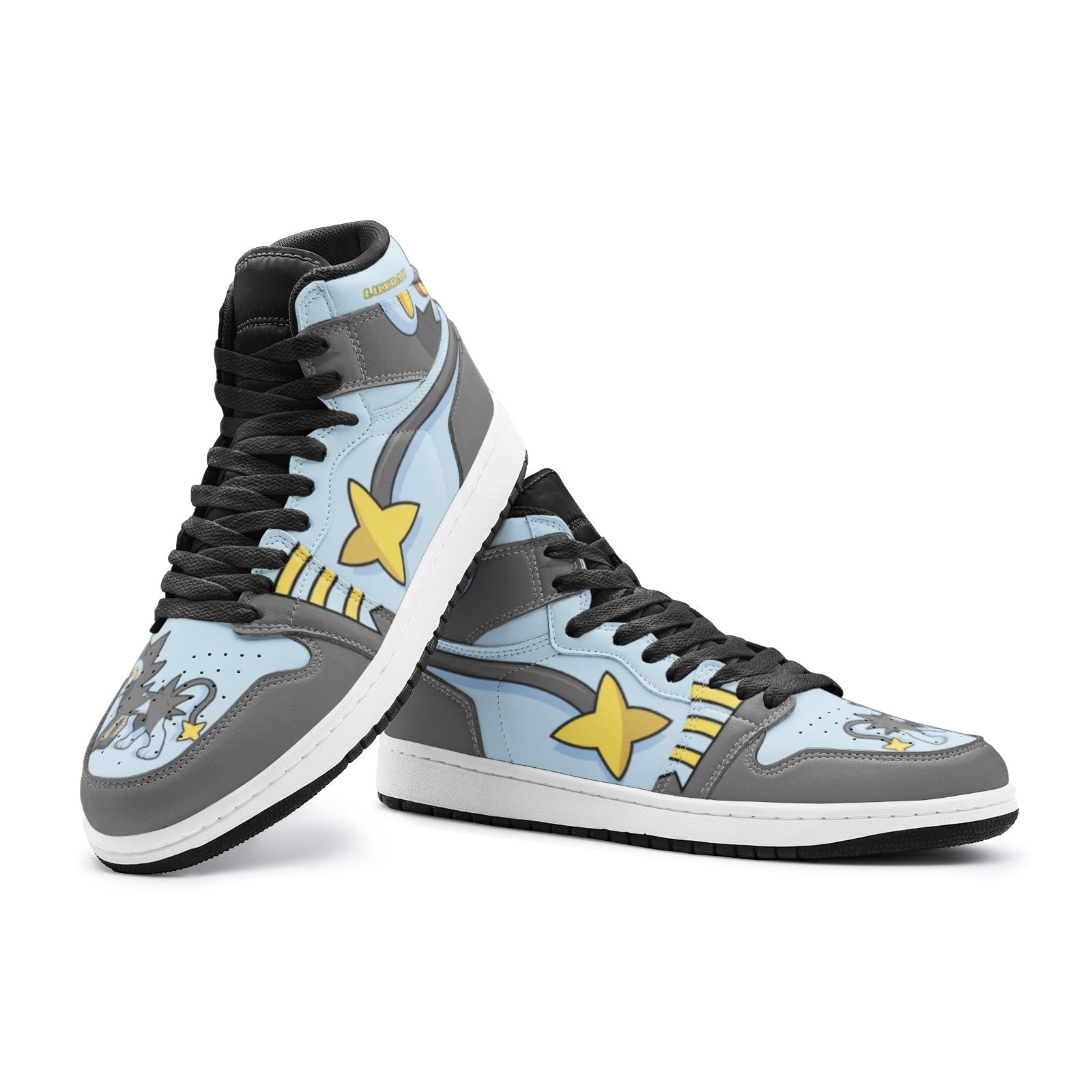 Luxray Pokemon V2 Mid 1 Basketball Shoes