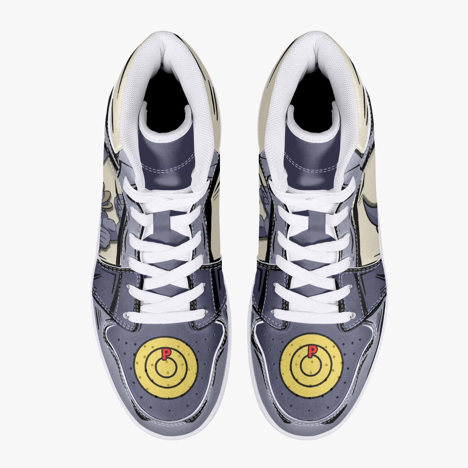 Machamp Pokemon Mid 1 Basketball Shoes