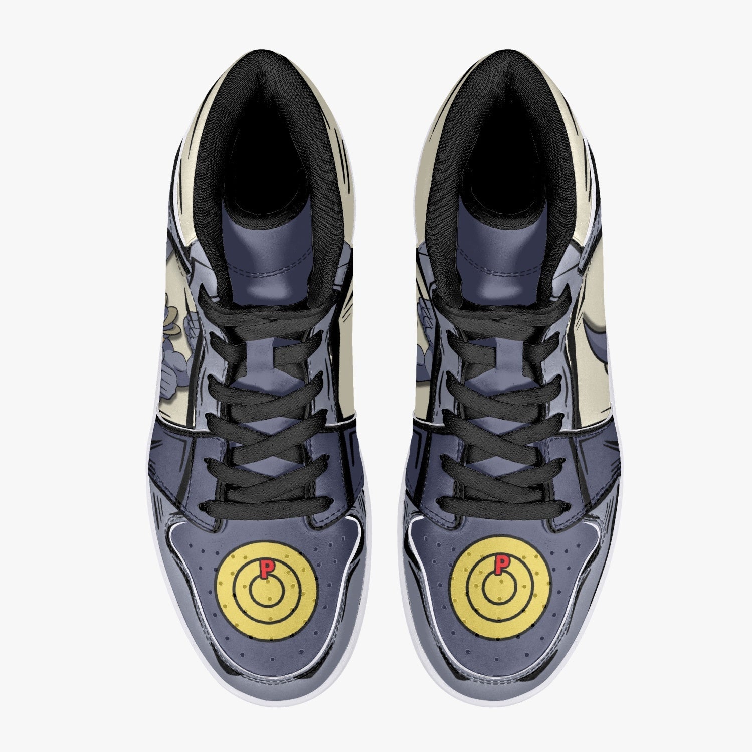 Machamp Pokemon Mid 1 Basketball Shoes