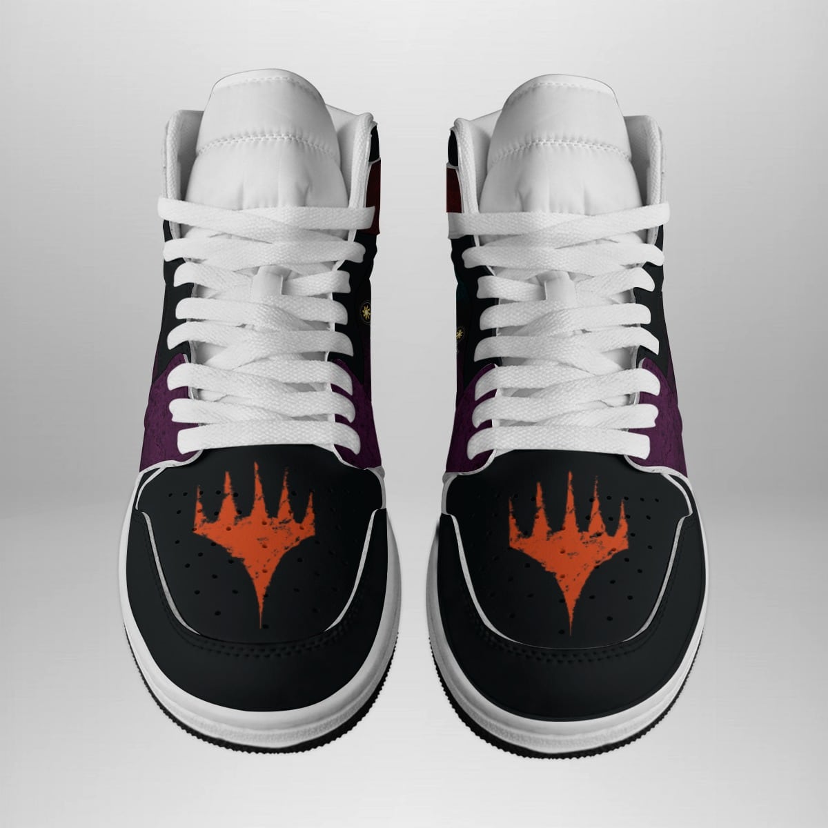 Magic Realms Shonen Mid 1 Basketball Shoes for Magic the Gathering Fans