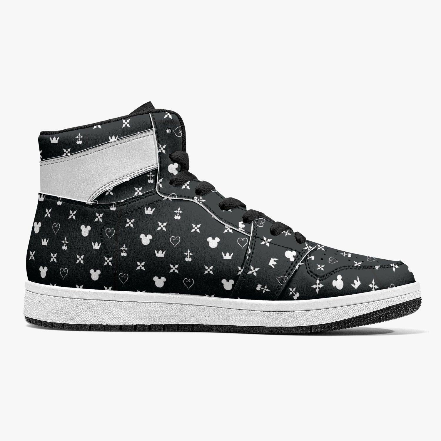 Magical Pattern Kingdom Hearts Mid 1 Basketball Shoes 1