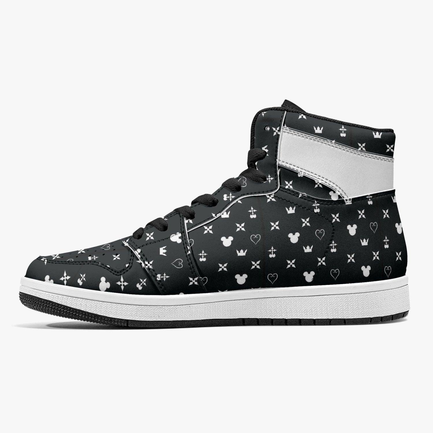 Magical Pattern Kingdom Hearts Mid 1 Basketball Shoes 1
