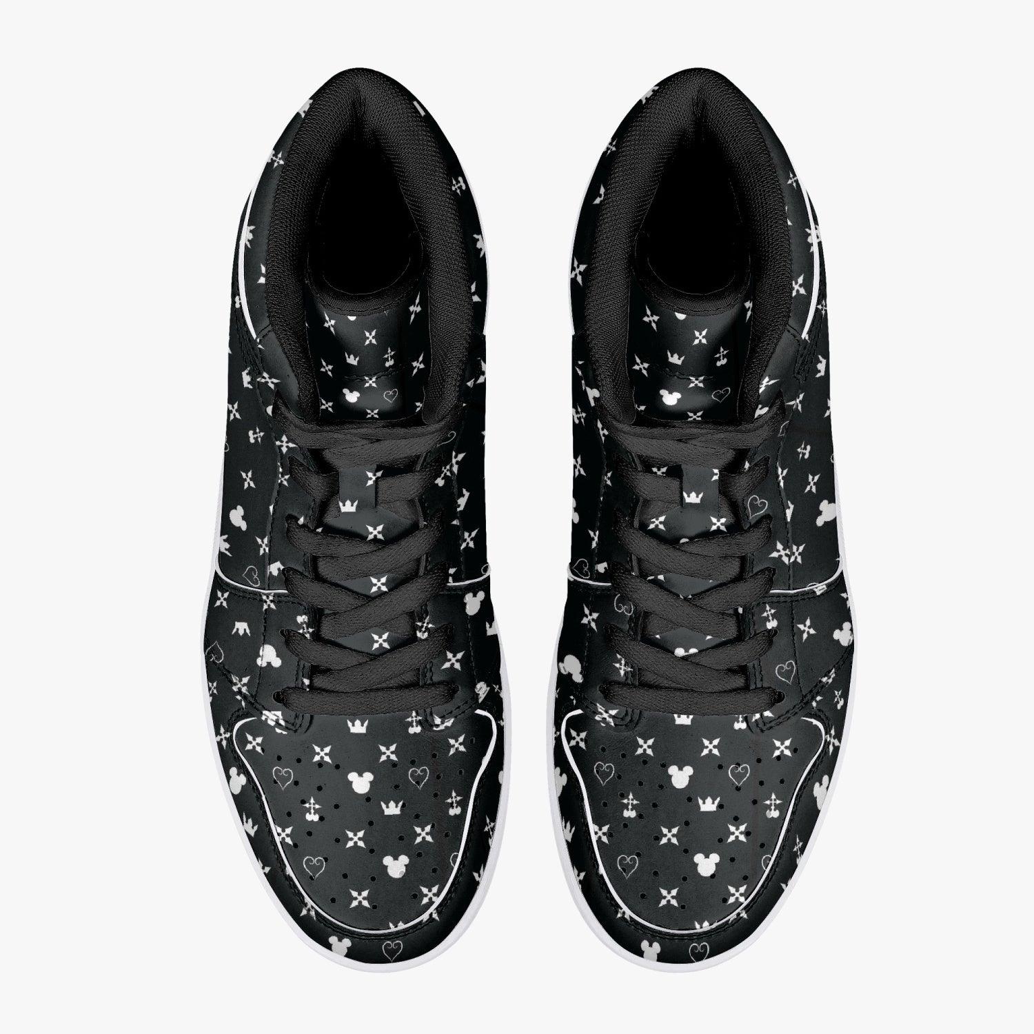 Magical Pattern Kingdom Hearts Mid 1 Basketball Shoes 1