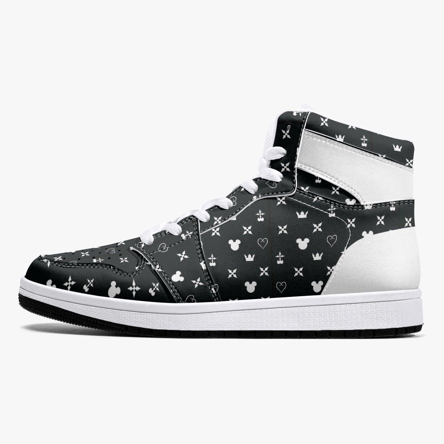 Magical Pattern Kingdom Hearts Mid 1 Basketball Shoes 1