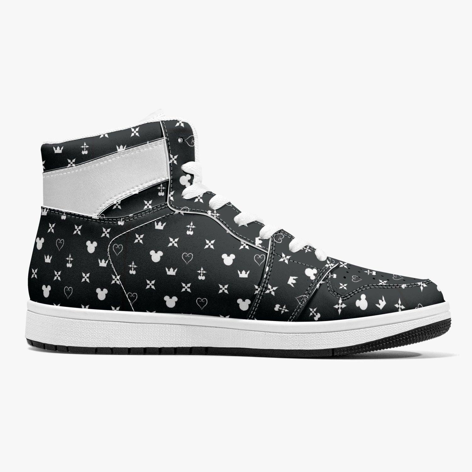 Magical Pattern Kingdom Hearts Mid 1 Basketball Shoes 1
