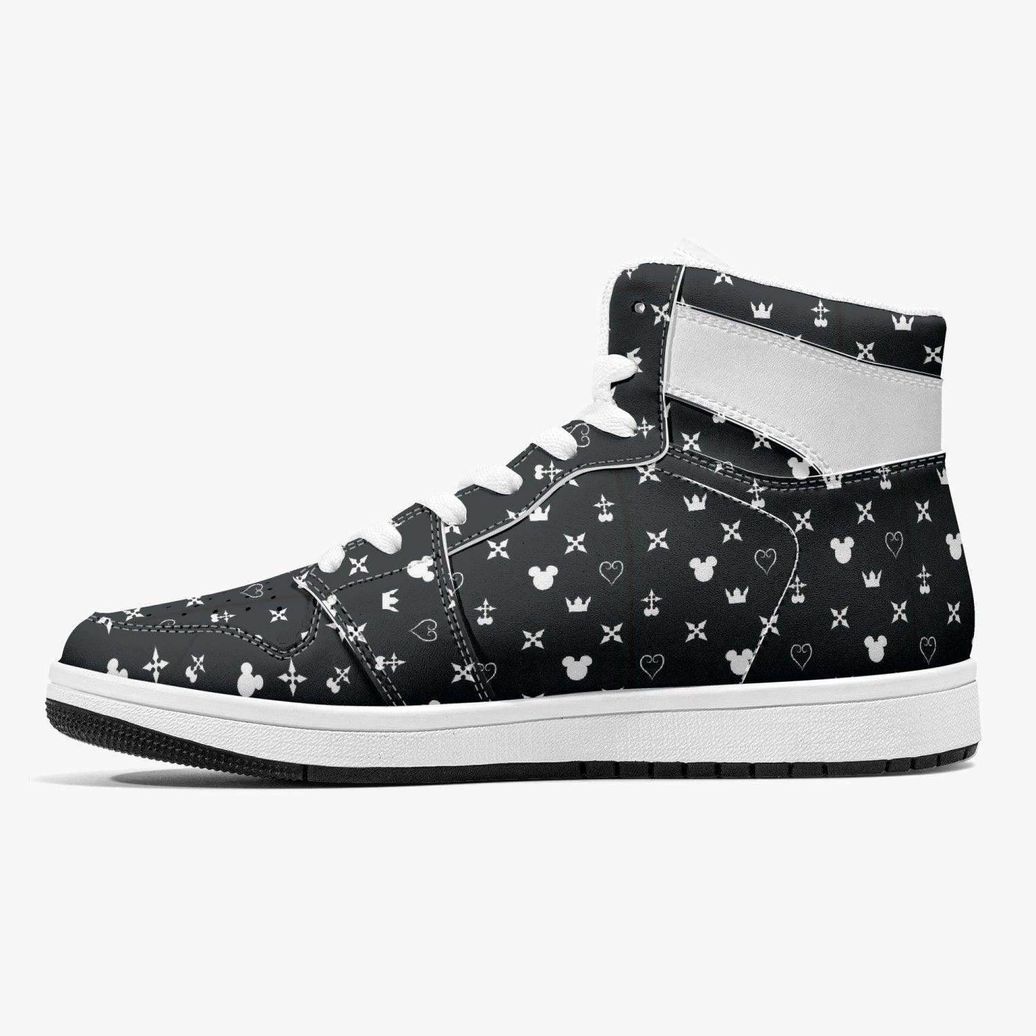 Magical Pattern Kingdom Hearts Mid 1 Basketball Shoes 1