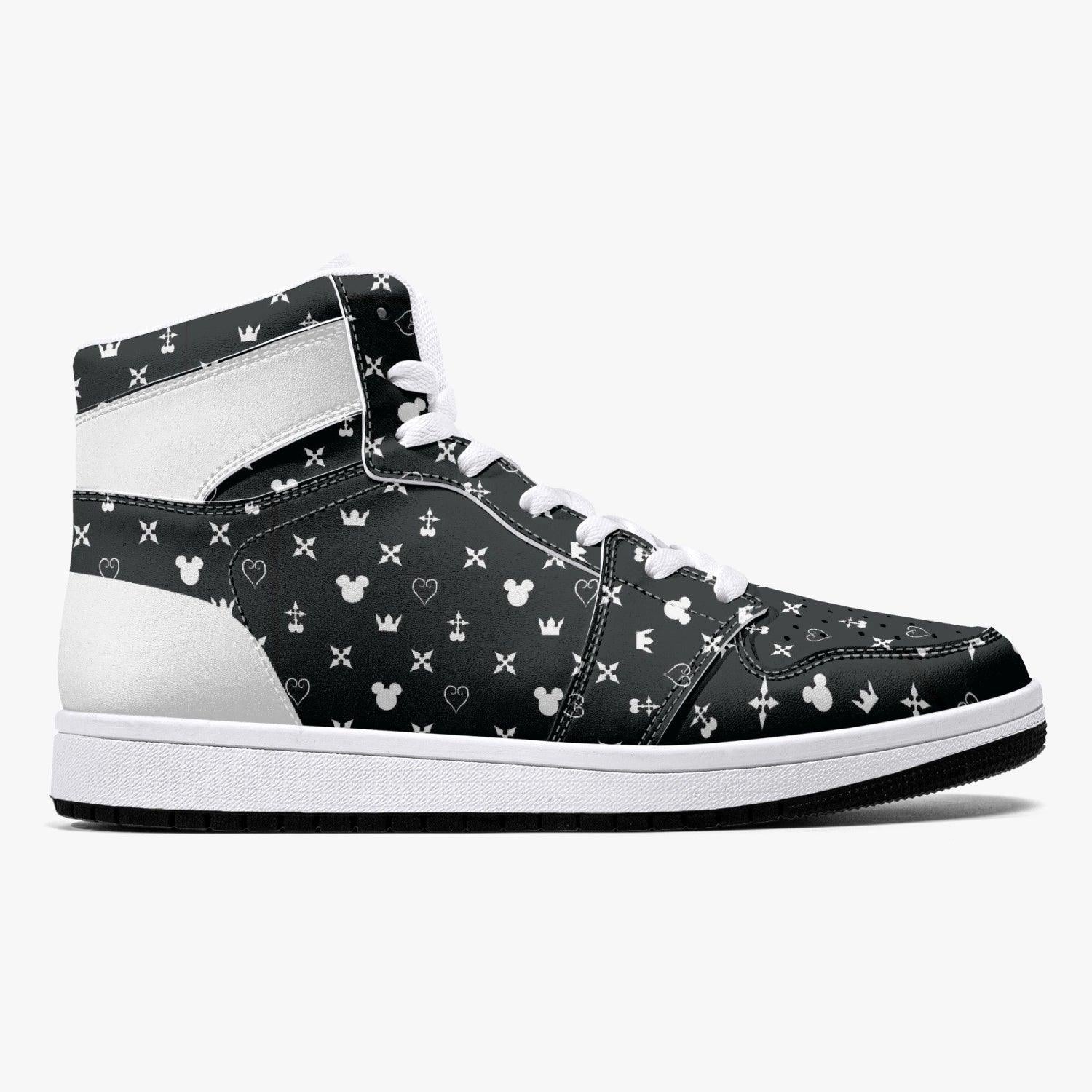 Magical Pattern Kingdom Hearts Mid 1 Basketball Shoes 1