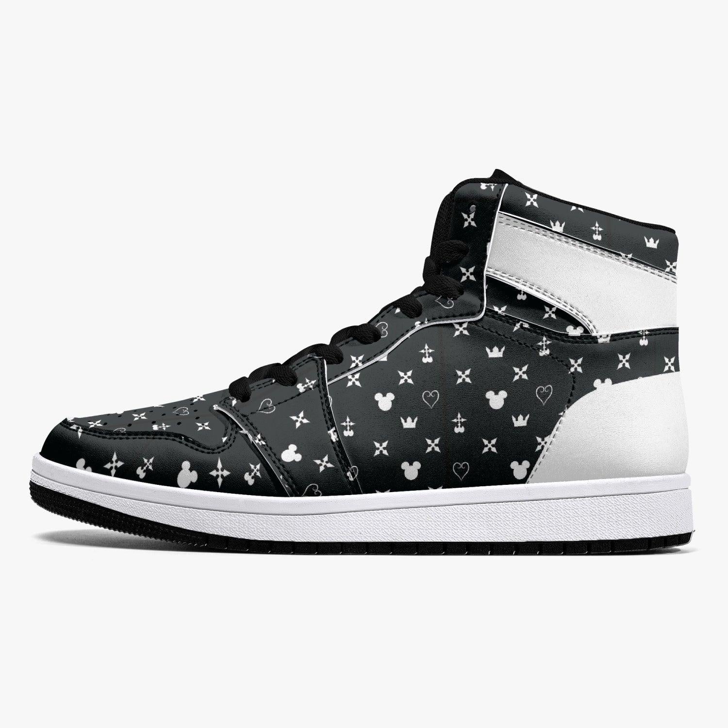 Magical Pattern Kingdom Hearts Mid 1 Basketball Shoes 1