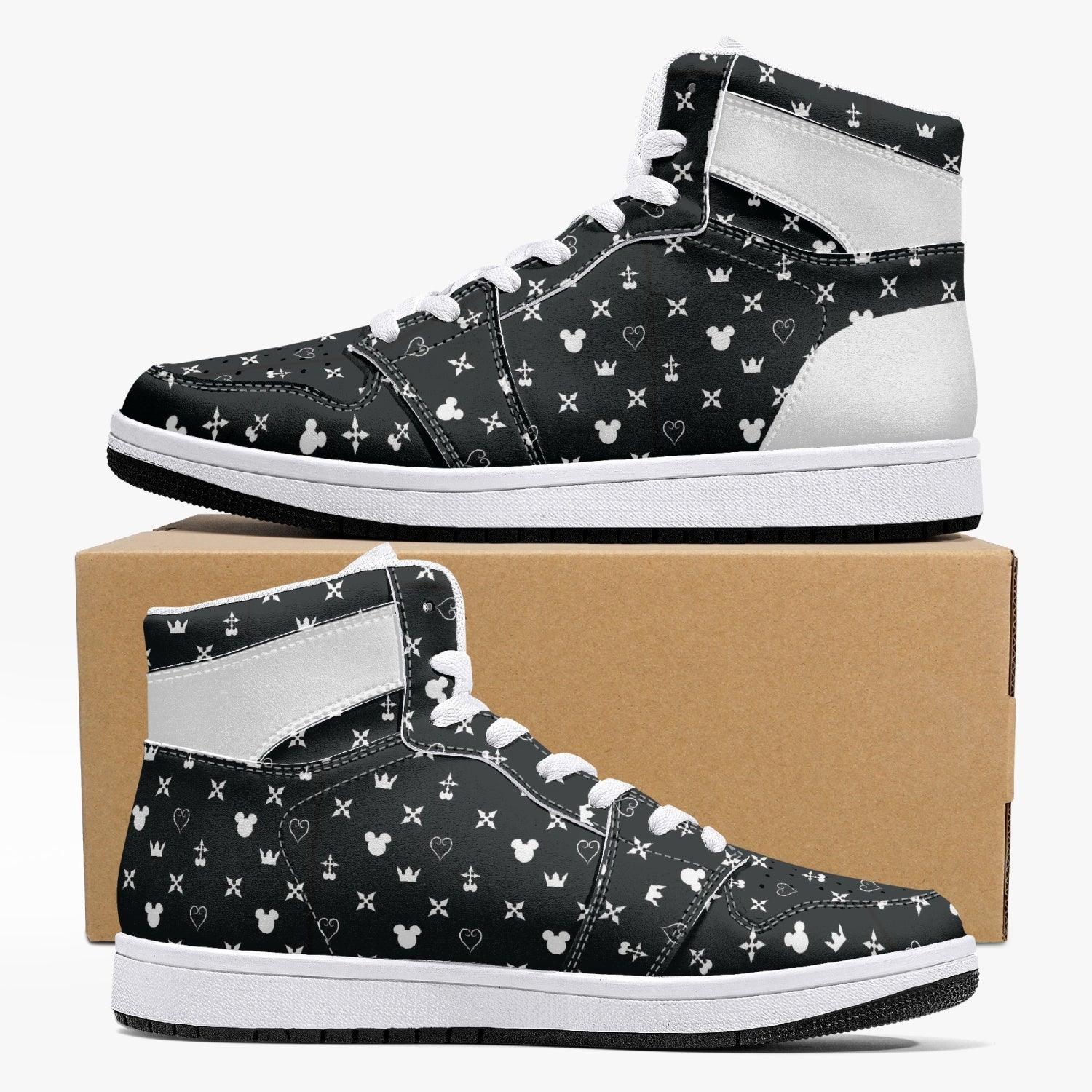 Magical Pattern Kingdom Hearts Mid 1 Basketball Shoes 1