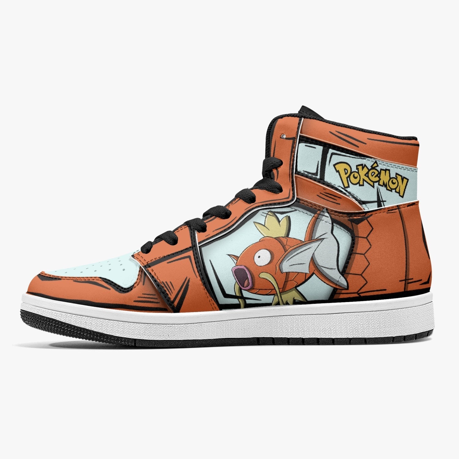 Magikarp Pokemon Mid 1 Basketball Shoes