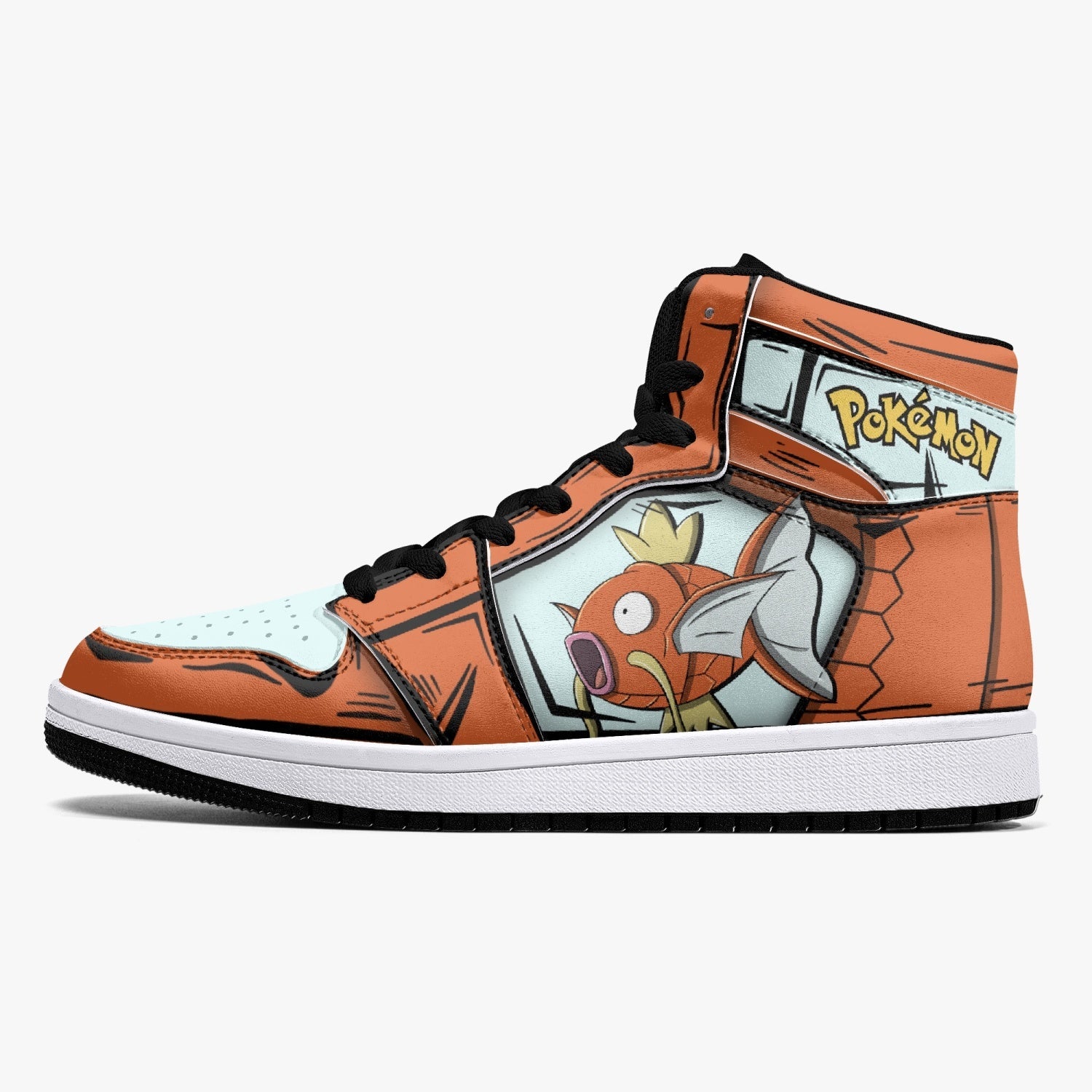 Magikarp Pokemon Mid 1 Basketball Shoes