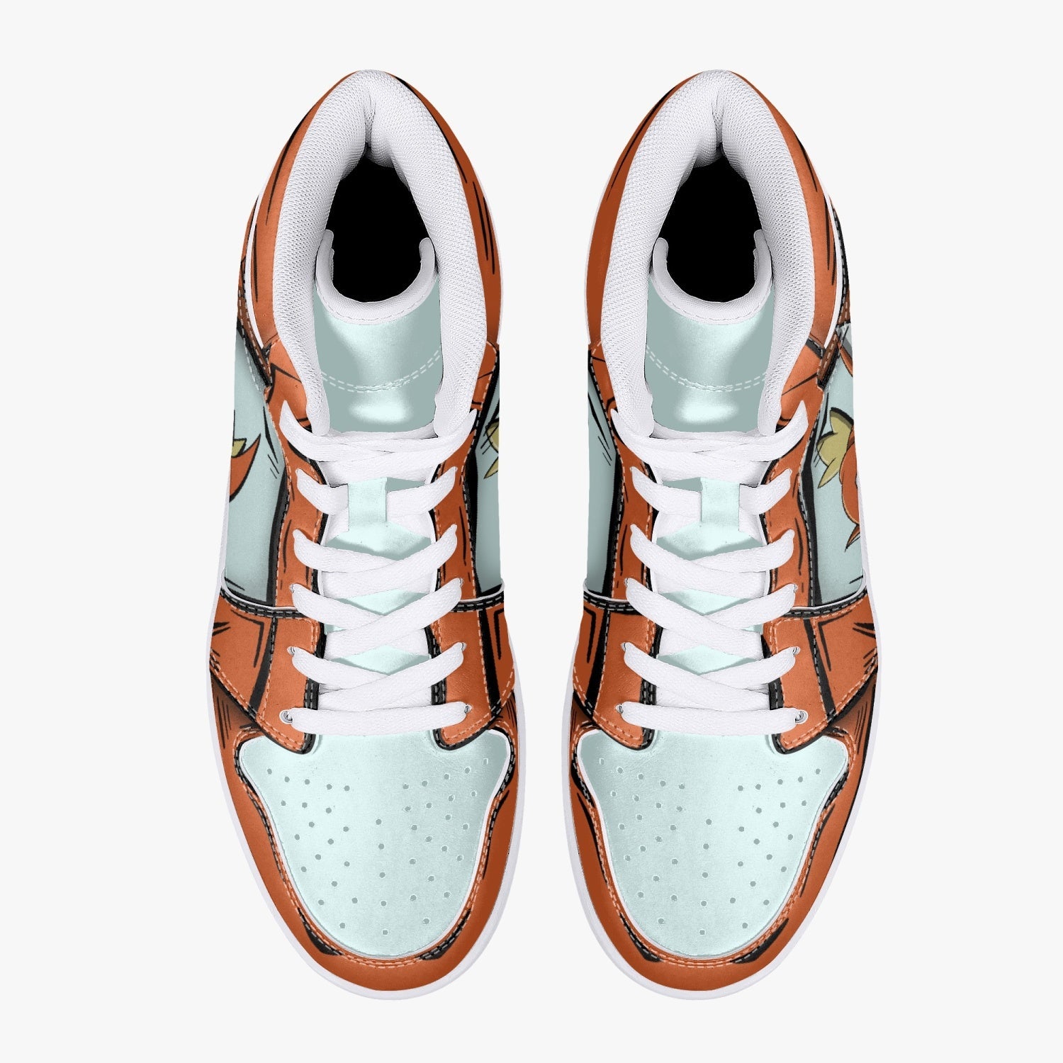 Magikarp Pokemon Mid 1 Basketball Shoes