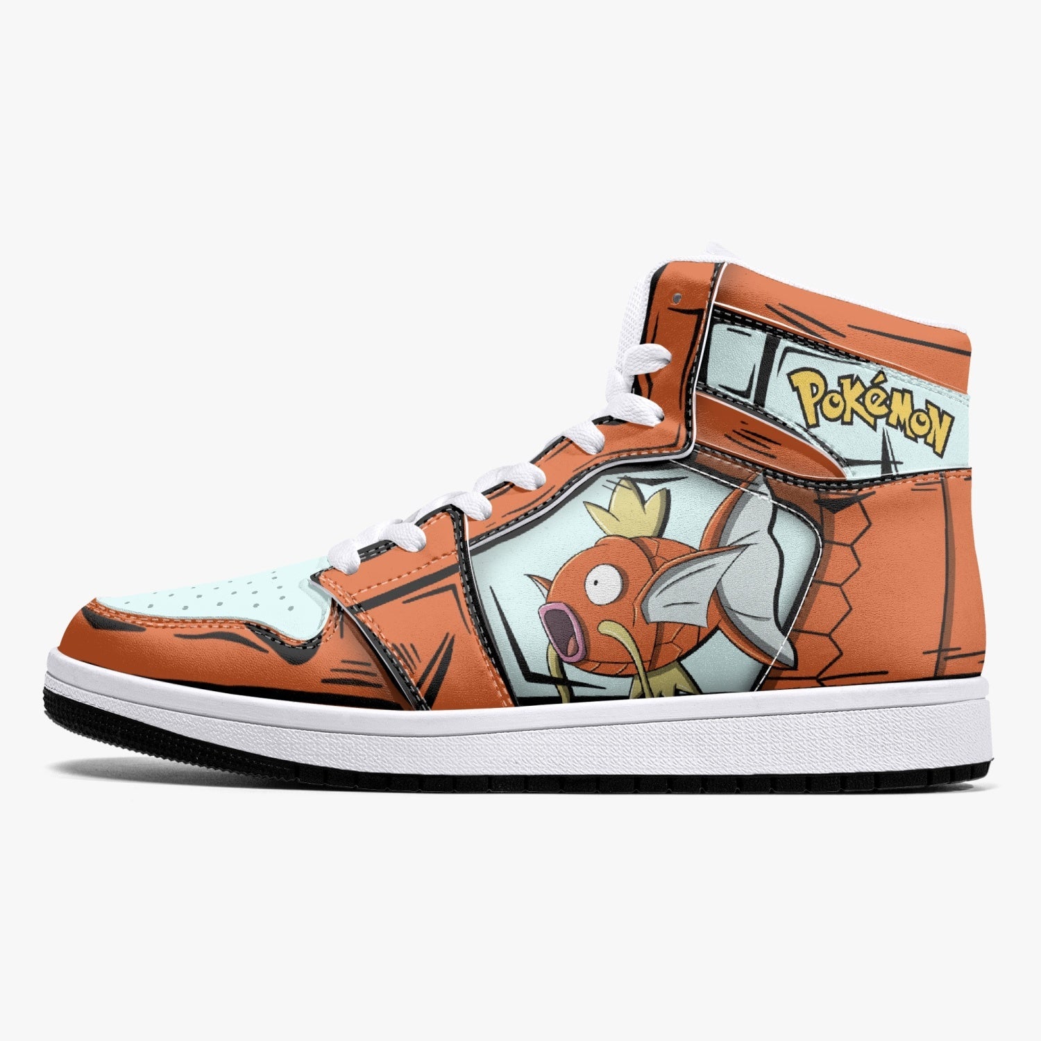 Magikarp Pokemon Mid 1 Basketball Shoes