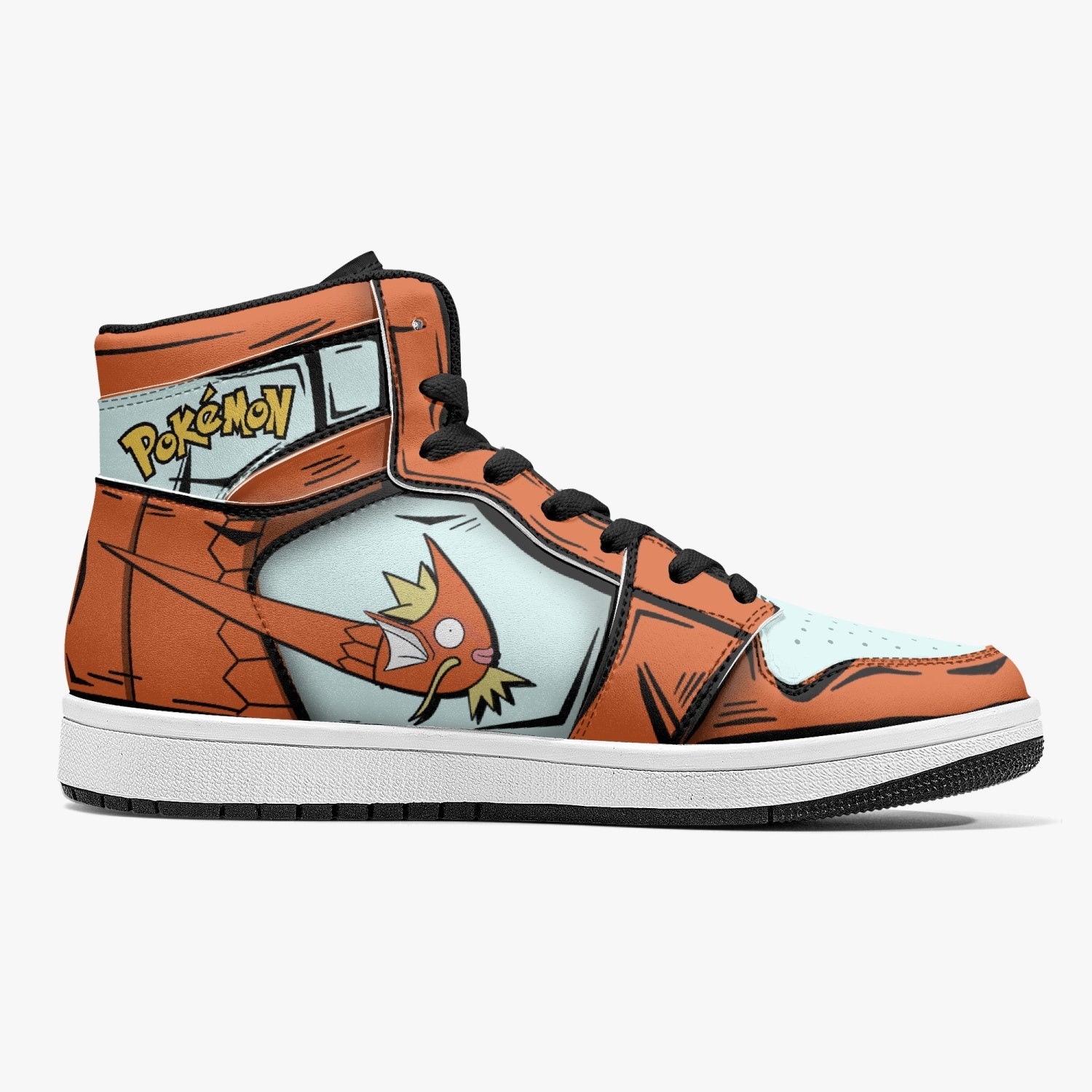 Magikarp Pokemon Mid 1 Basketball Shoes