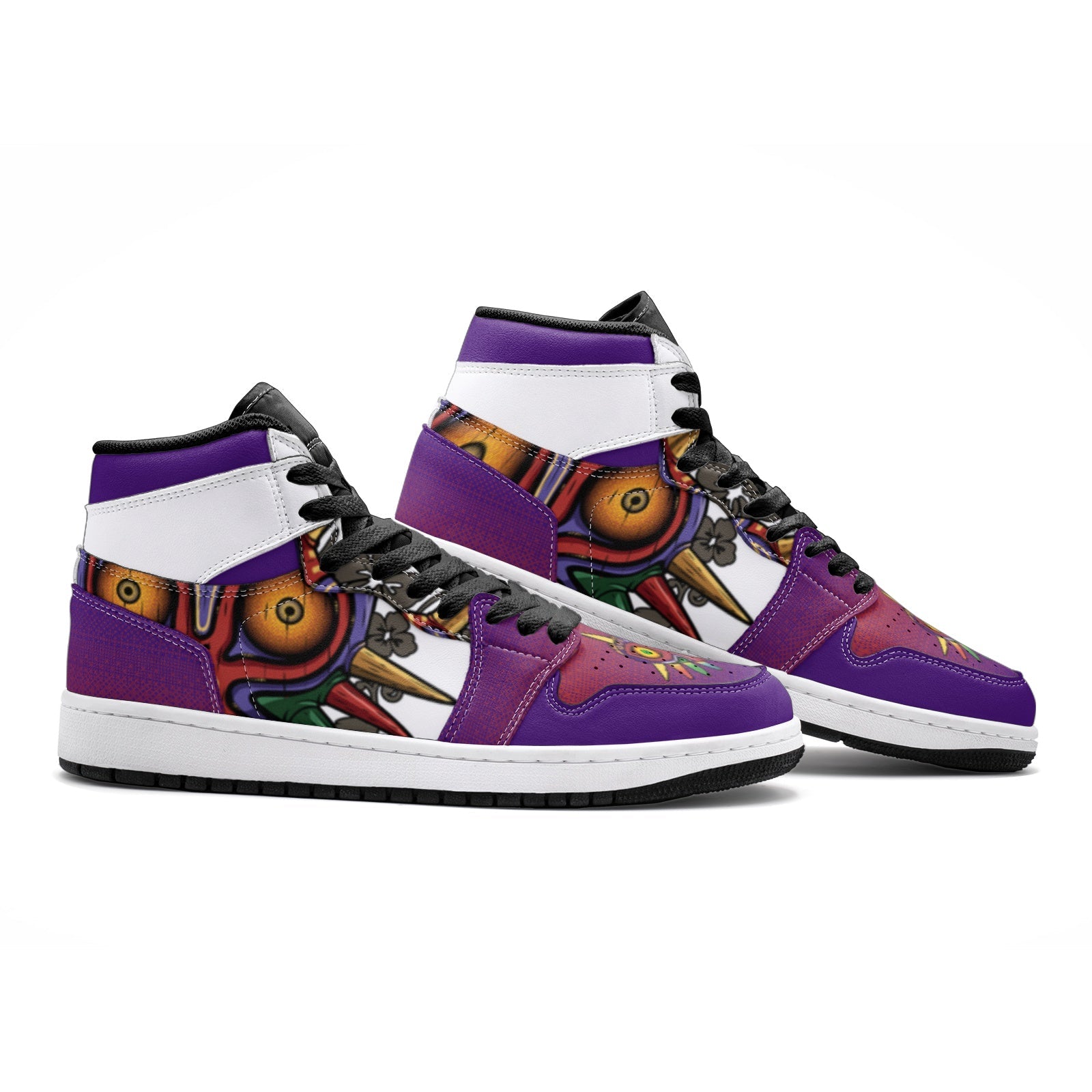 Majora’s Mask Colors Zelda Mid 1 Basketball Shoes