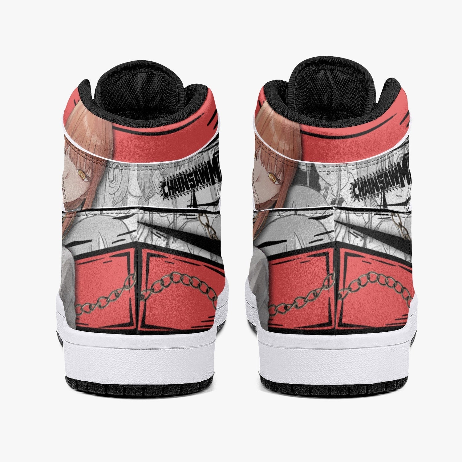 Makima Chainsaw Man Mid 1 Basketball Shoes