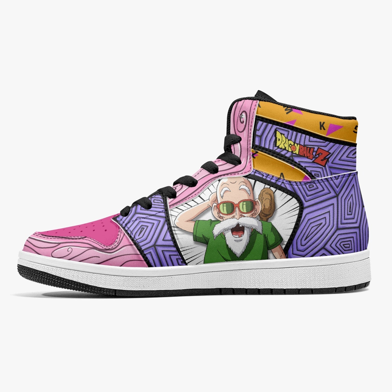 Master Roshi Dragon Ball Z Mid 1 Basketball Shoes