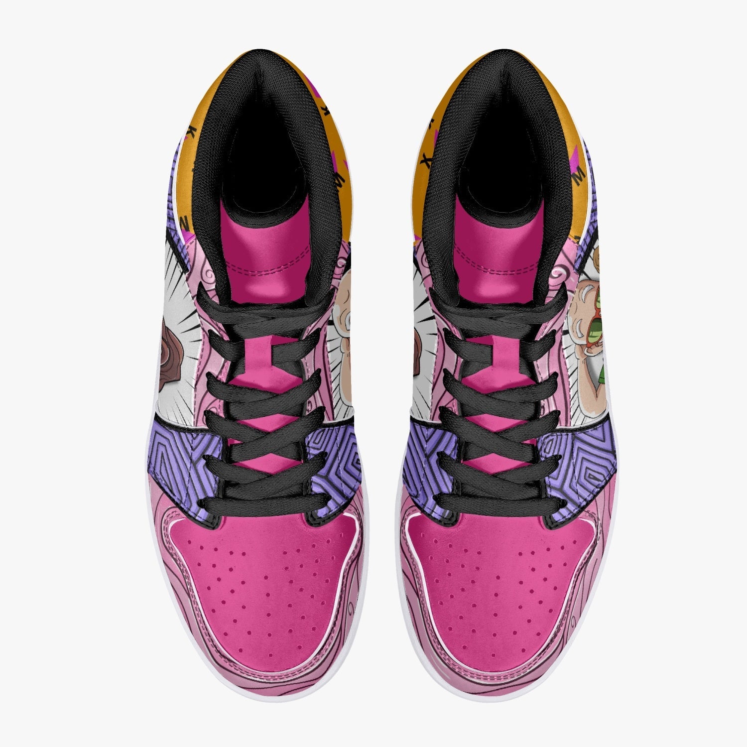 Master Roshi Dragon Ball Z Mid 1 Basketball Shoes