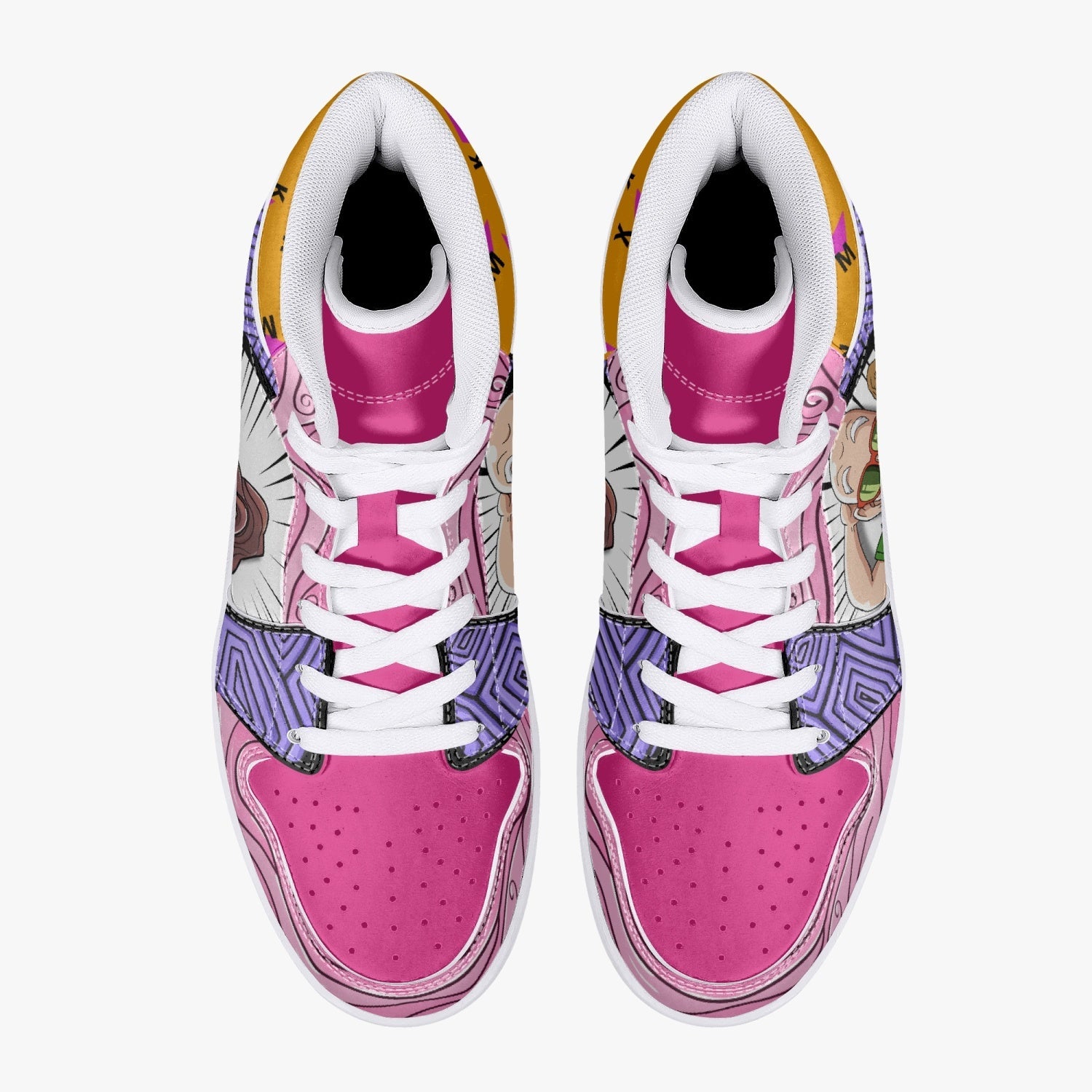 Master Roshi Dragon Ball Z Mid 1 Basketball Shoes