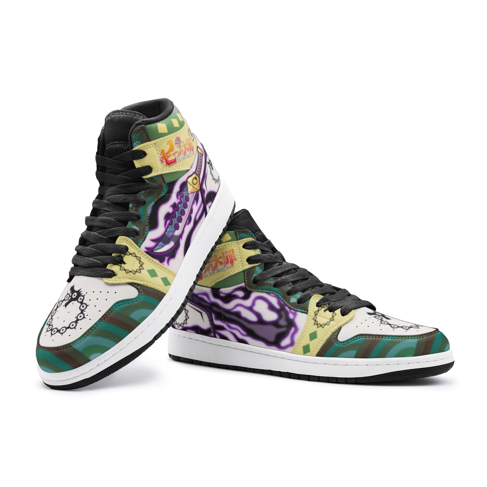Meliodas Lostvayne Seven Deadly Sins V2 Mid 1 Basketball Shoes