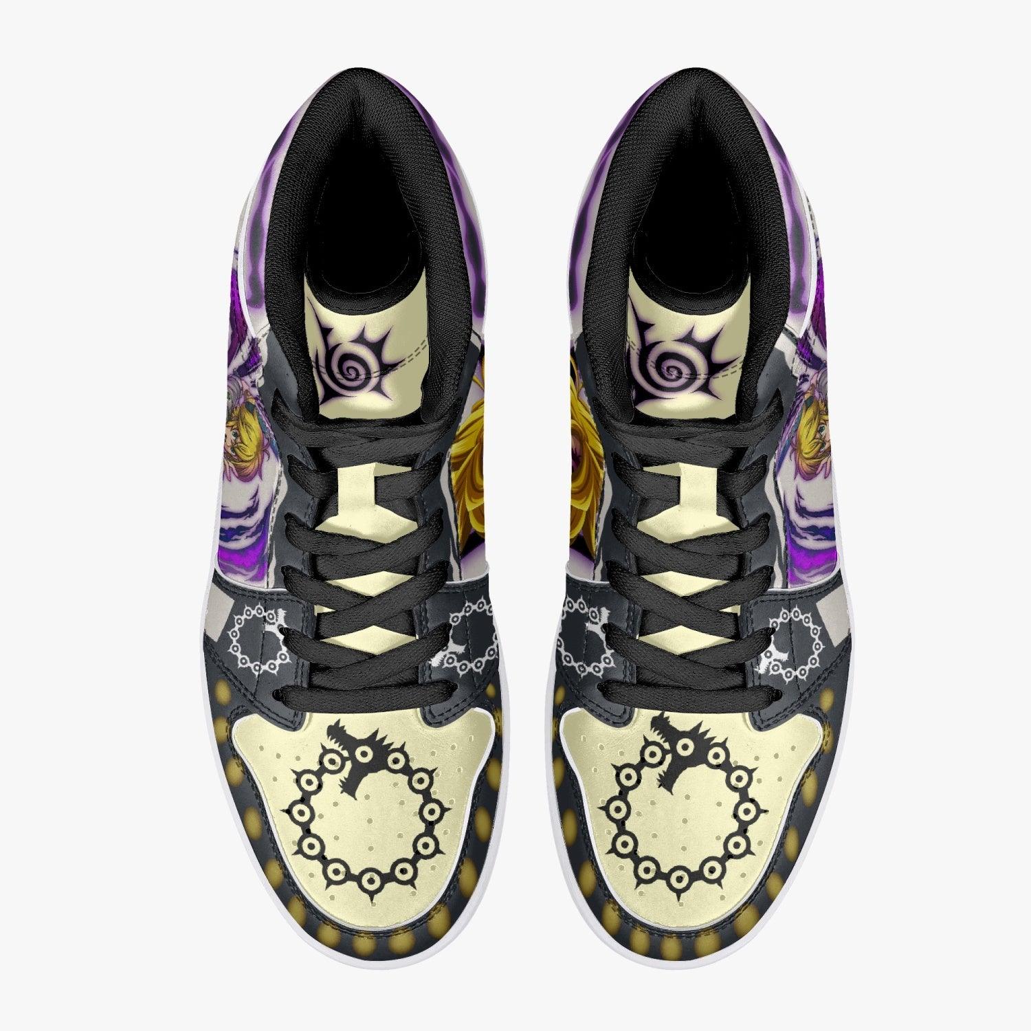 Meliodas Seven Deadly Sins Mid 1 Basketball Shoes