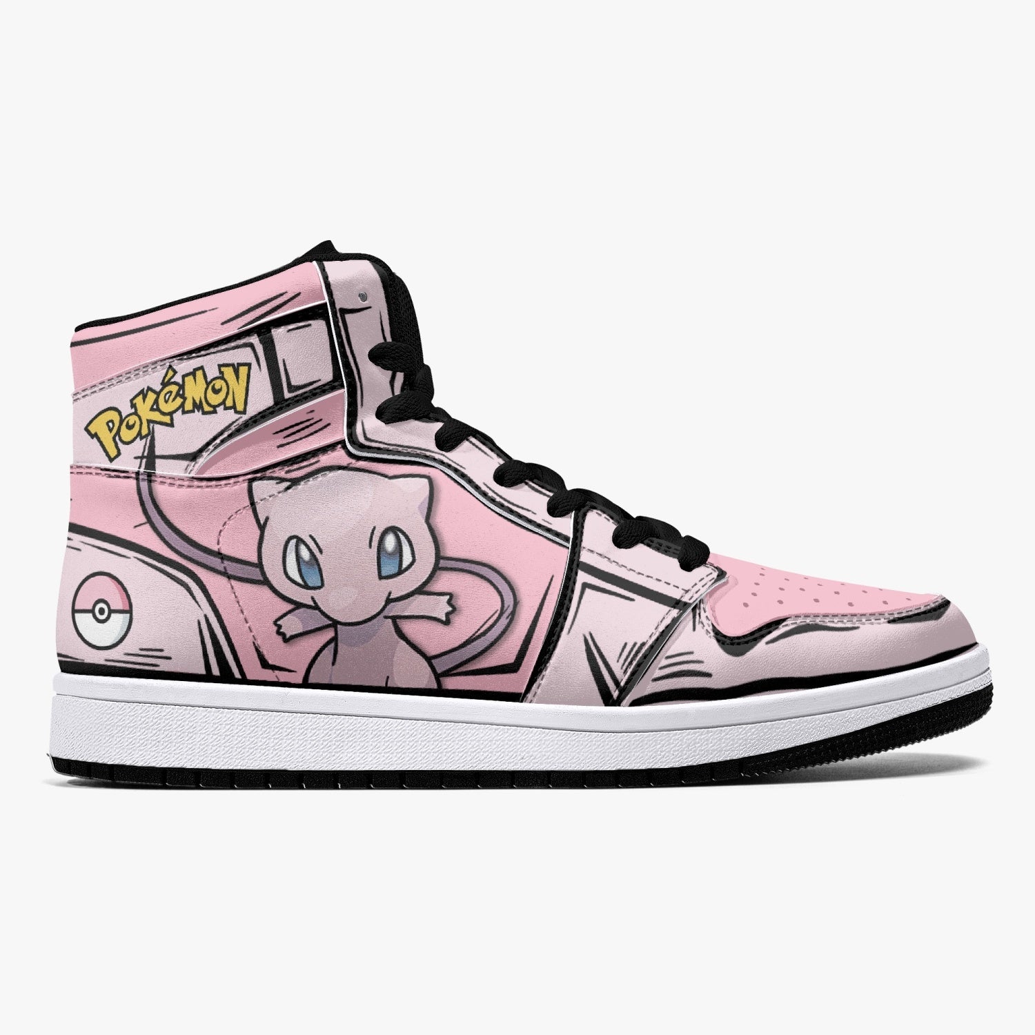 Mew Pokemon Mid 1 Basketball Shoes