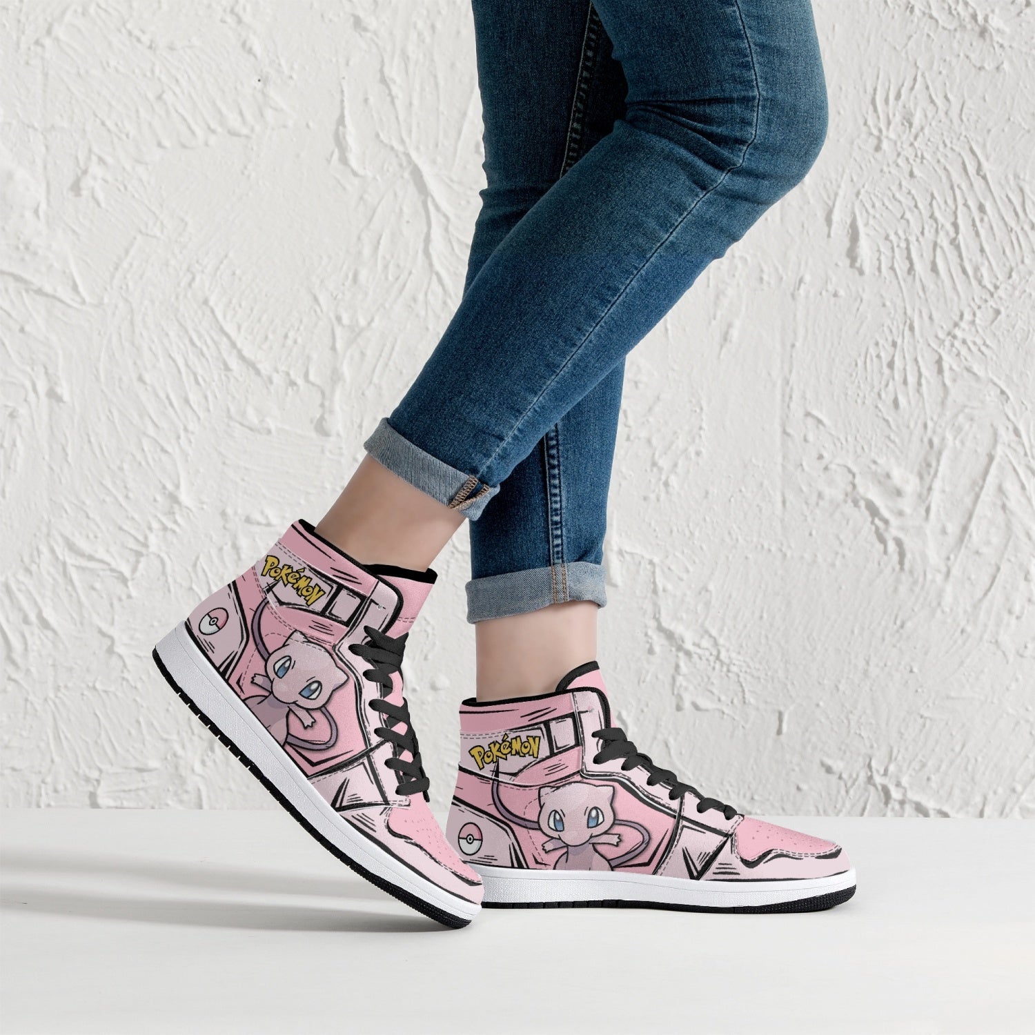 Mew Pokemon Mid 1 Basketball Shoes