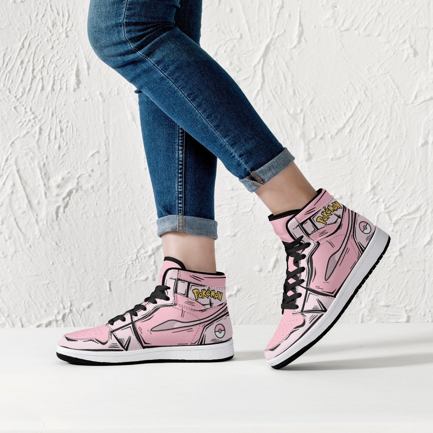 Mew Pokemon Mid 1 Basketball Shoes