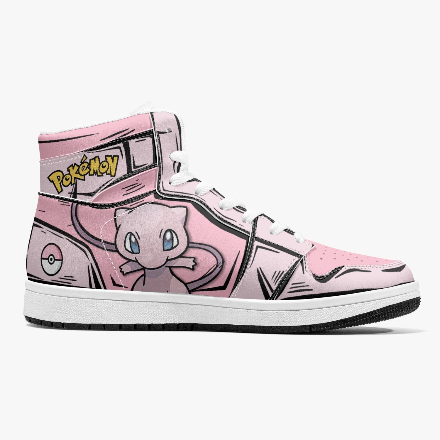 Mew Pokemon Mid 1 Basketball Shoes