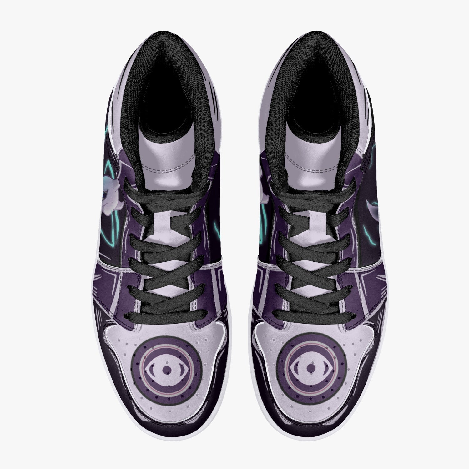 Mewtwo Pokemon Mid 1 Basketball Shoes