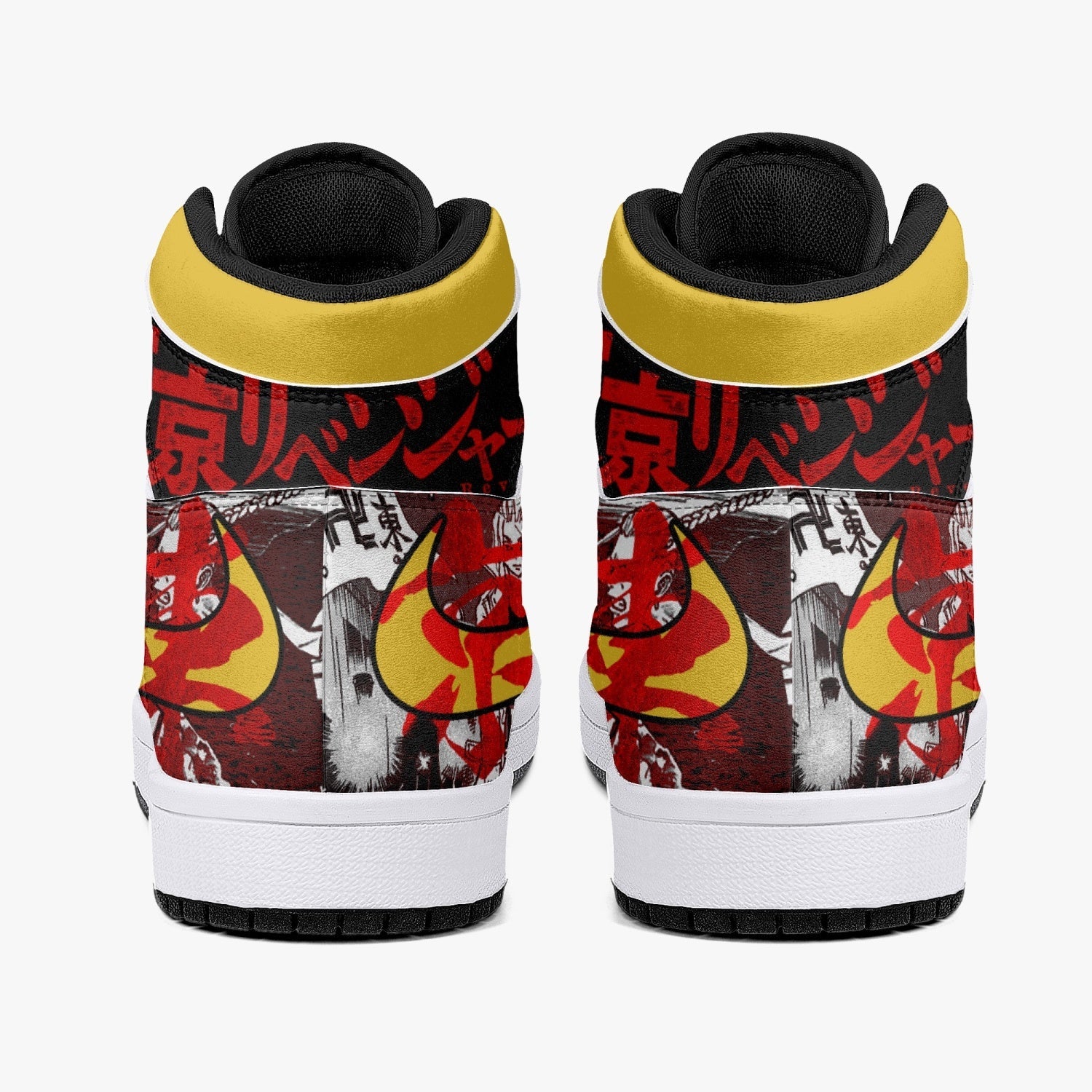 Mikey and Draken Tokyo Revengers Mid 1 Basketball Shoes