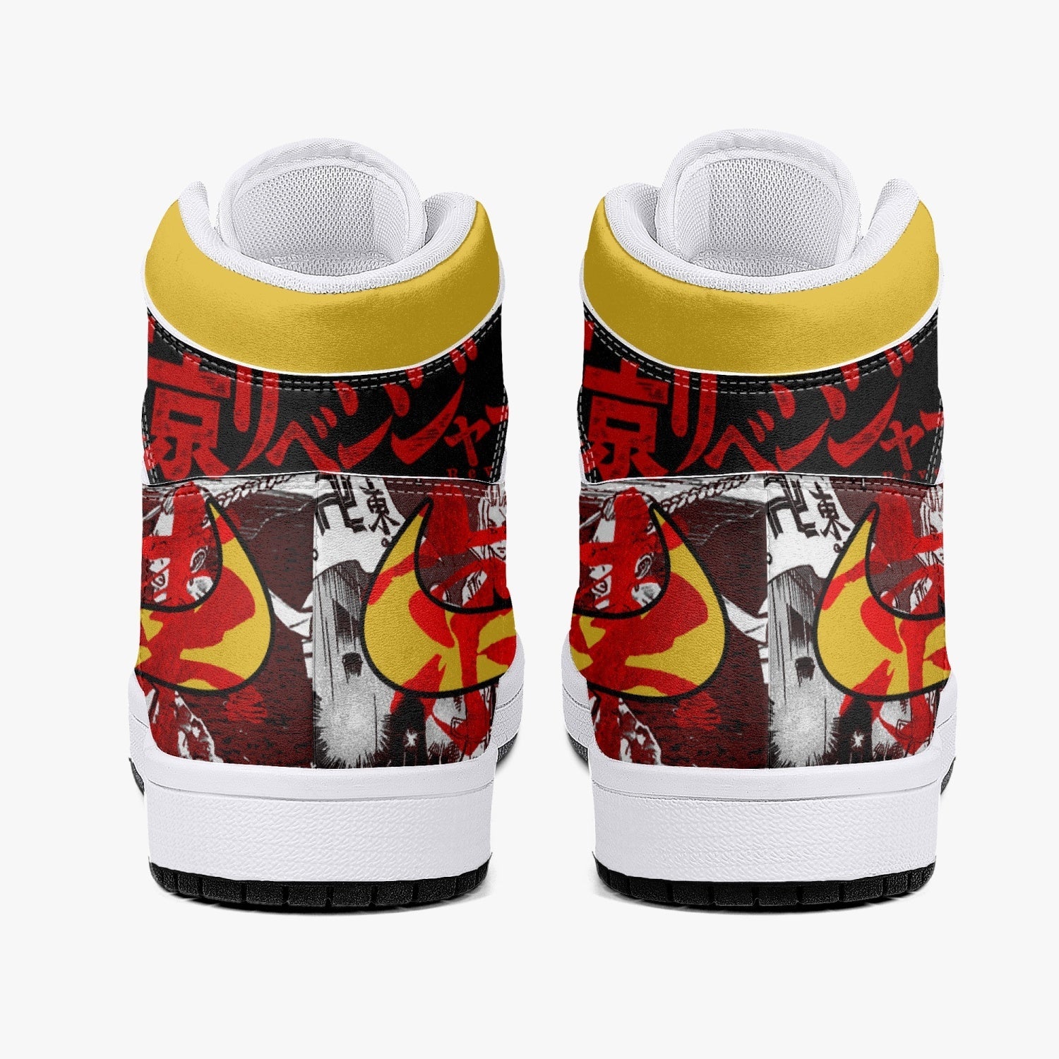 Mikey and Draken Tokyo Revengers Mid 1 Basketball Shoes
