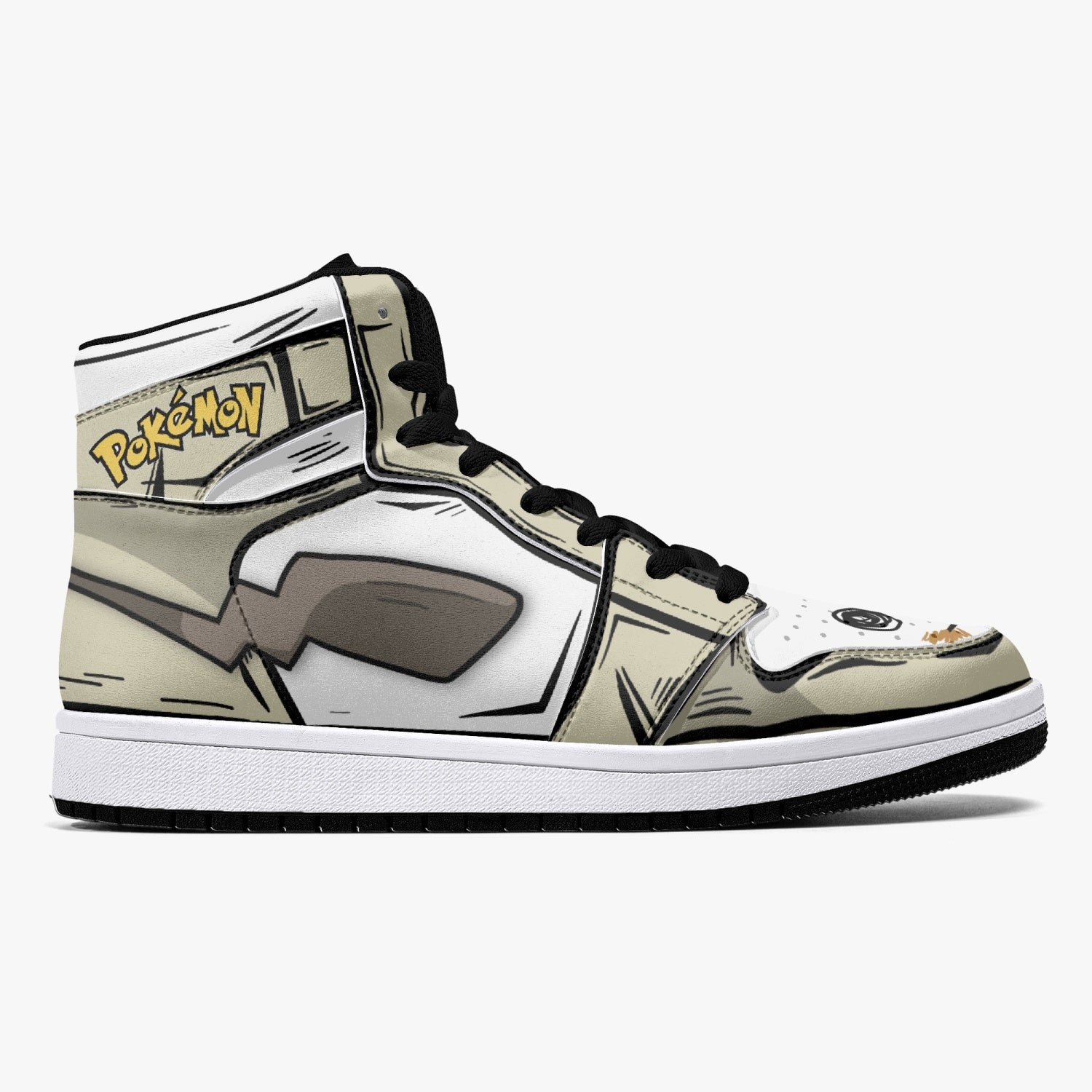 Mimikyu Pokemon Mid 1 Basketball Shoes