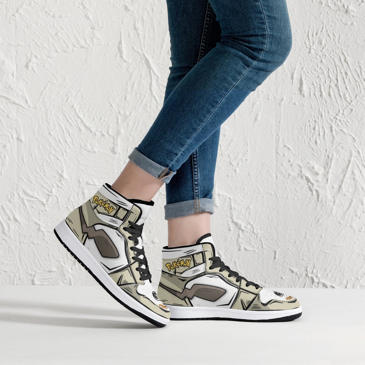 Mimikyu Pokemon Mid 1 Basketball Shoes