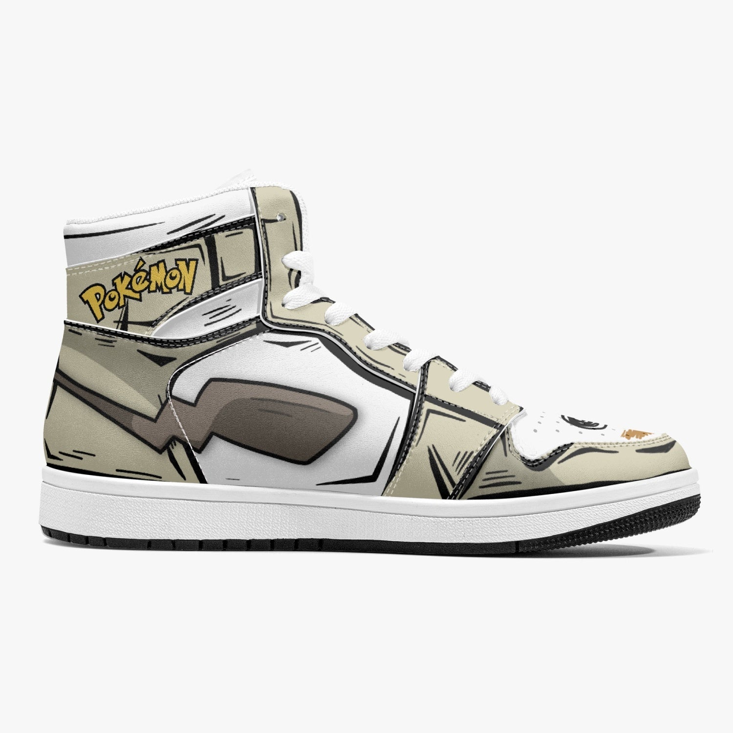 Mimikyu Pokemon Mid 1 Basketball Shoes