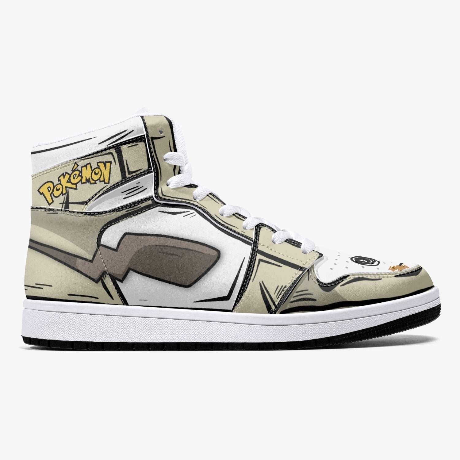 Mimikyu Pokemon Mid 1 Basketball Shoes