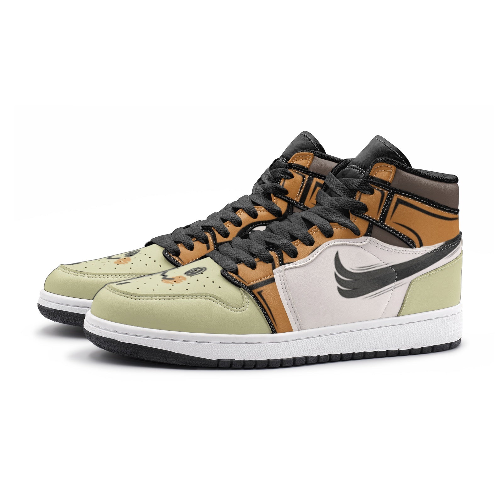 Mimikyu Pokemon V2 Mid 1 Basketball Shoes