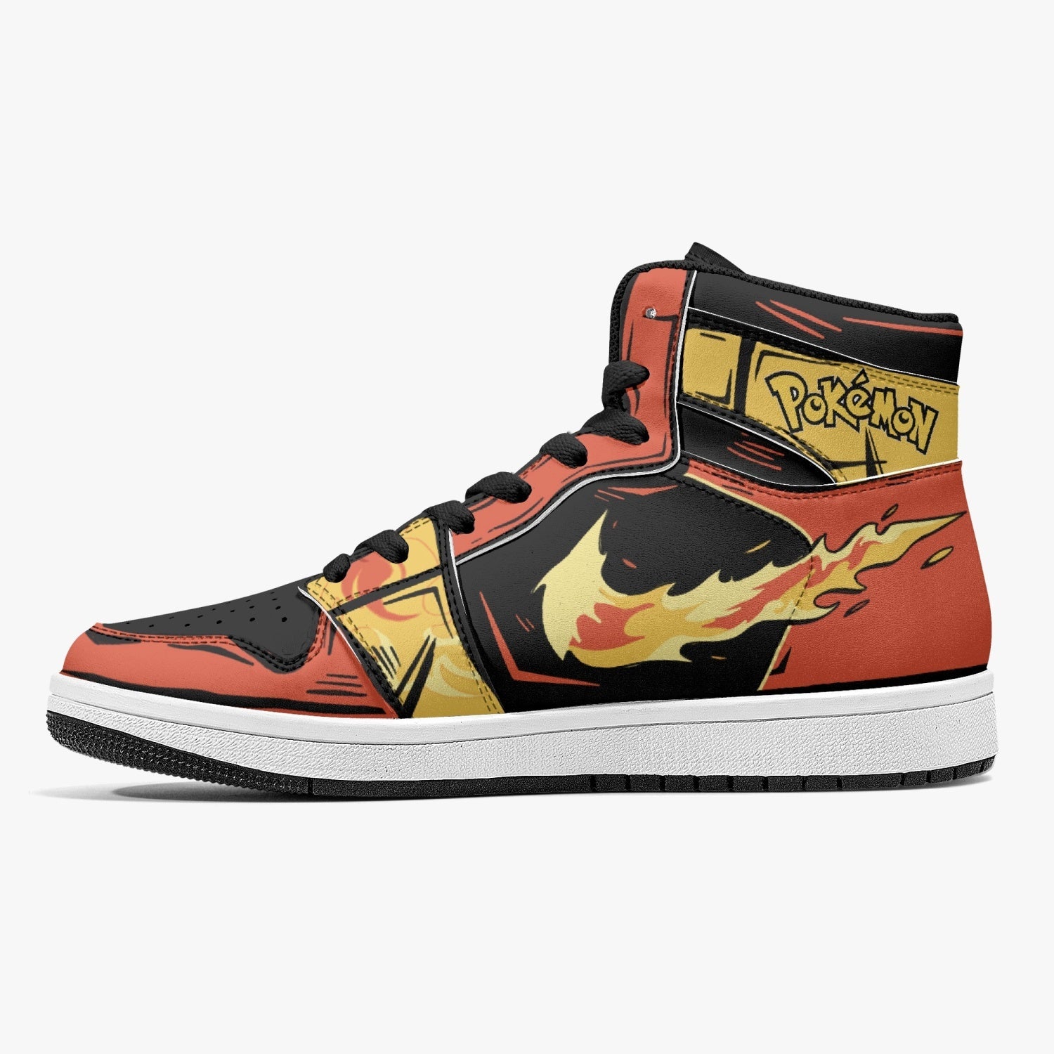 Moltres Pokemon Mid 1 Basketball Shoes