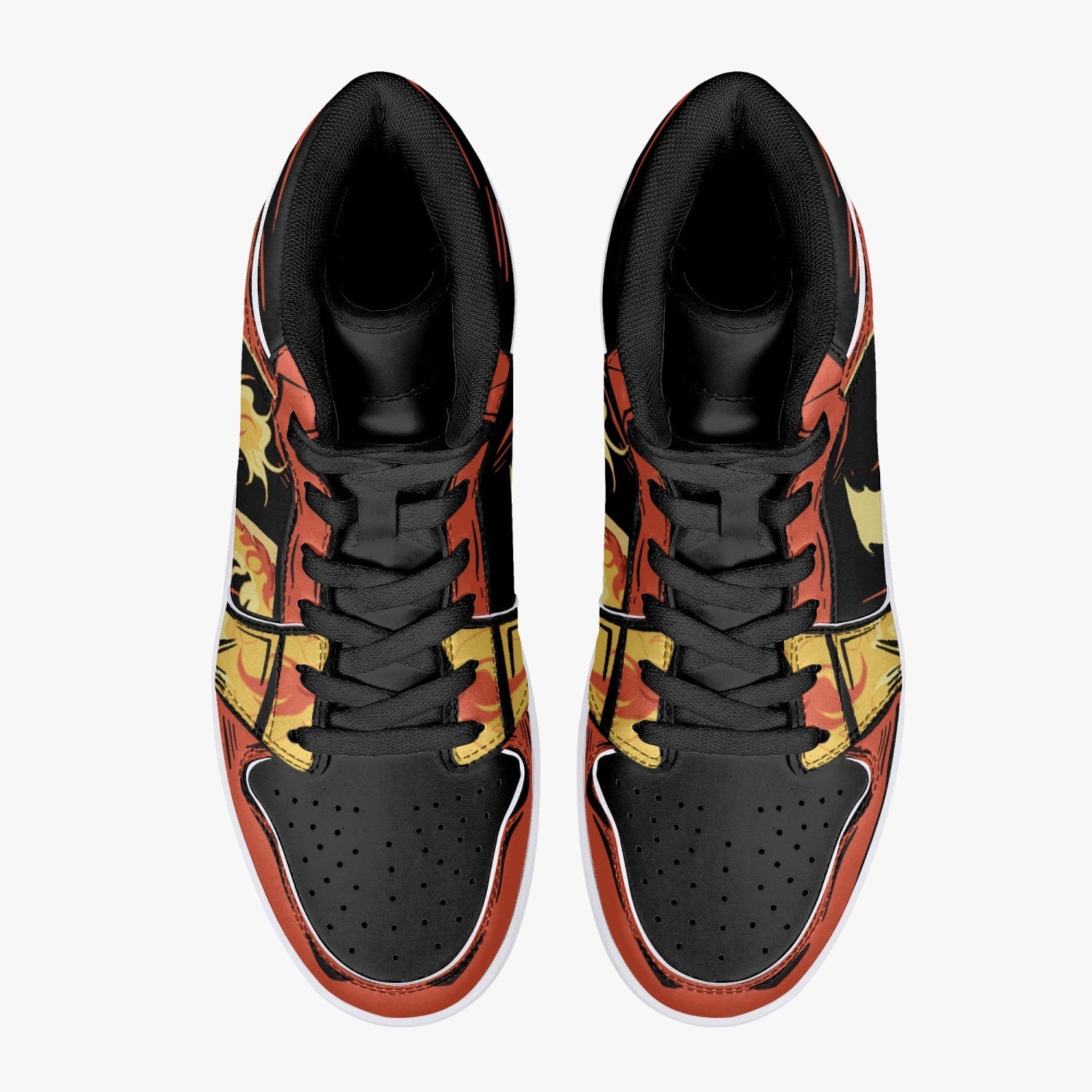 Moltres Pokemon Mid 1 Basketball Shoes