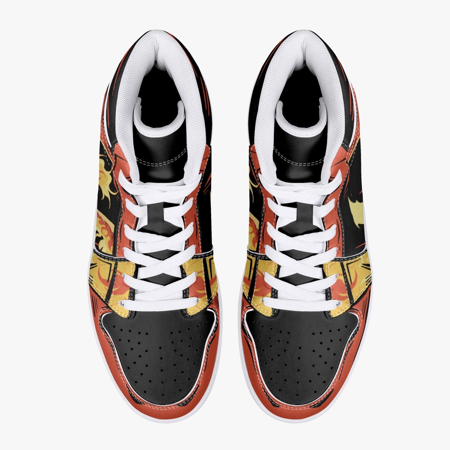 Moltres Pokemon Mid 1 Basketball Shoes