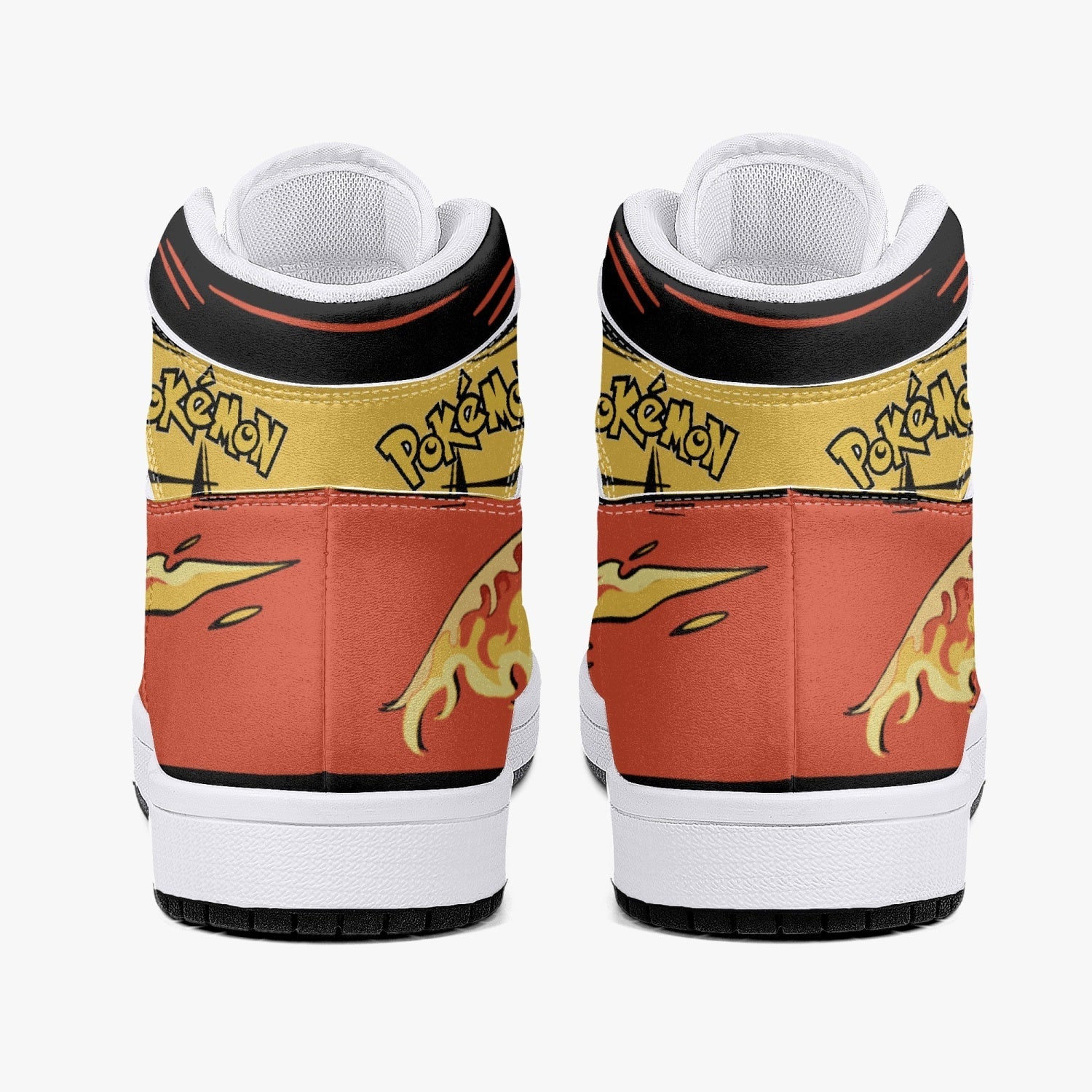 Moltres Pokemon Mid 1 Basketball Shoes