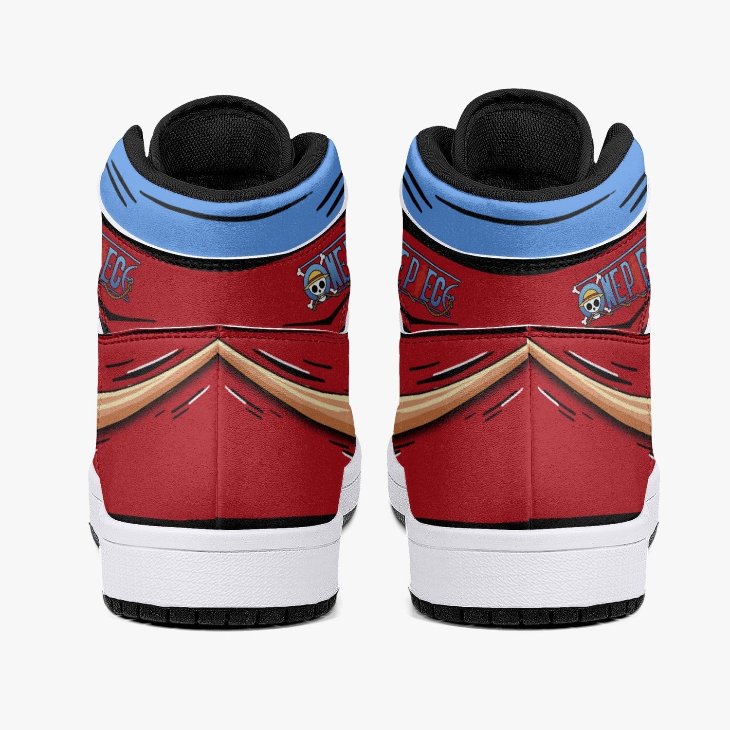 Monkey D. Luffy Fist One Piece Mid 1 Basketball Shoes